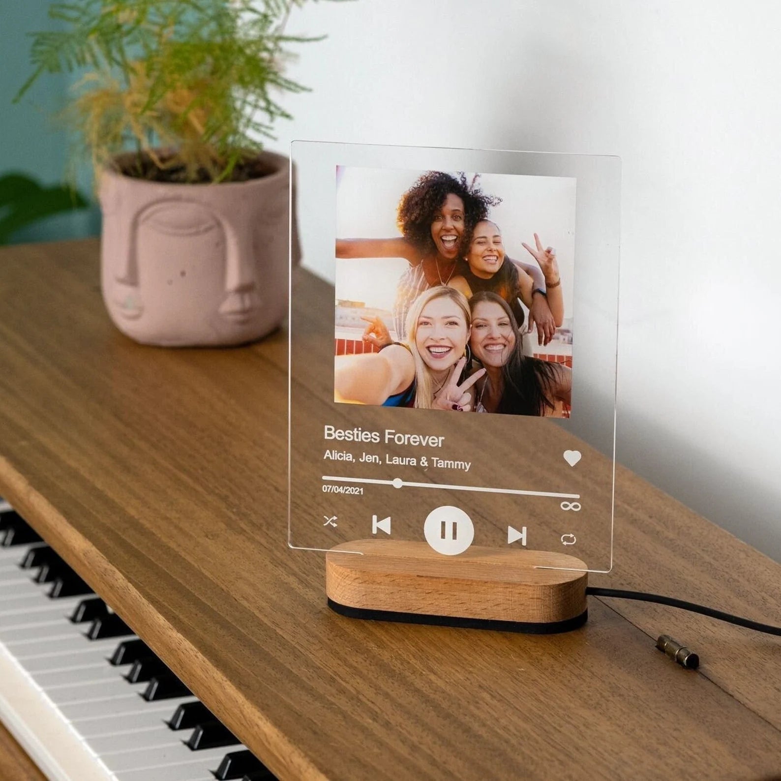 Acrylic Music Plaque – Personalized Anniversary Keepsake