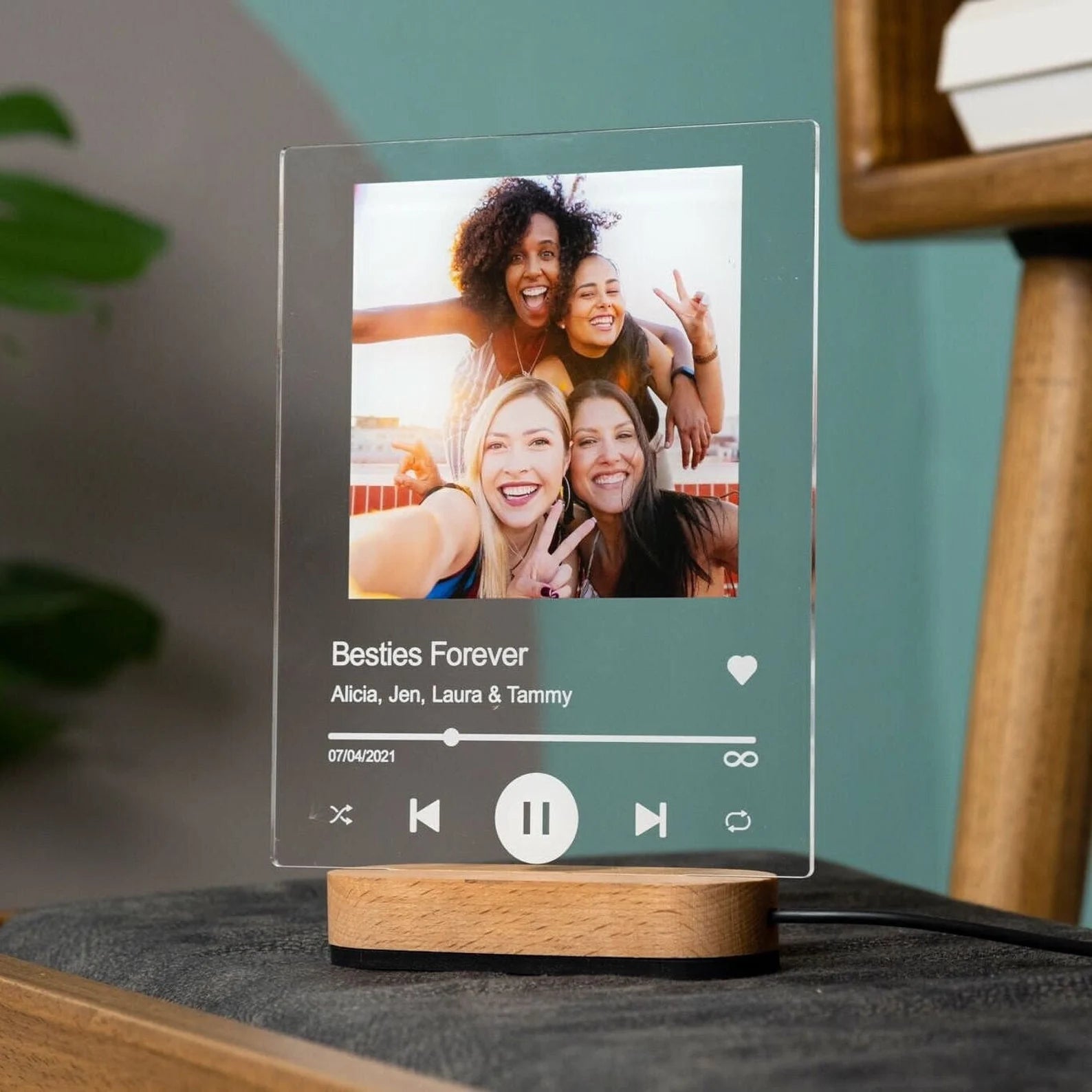 Acrylic Music Plaque – Personalized Anniversary Keepsake