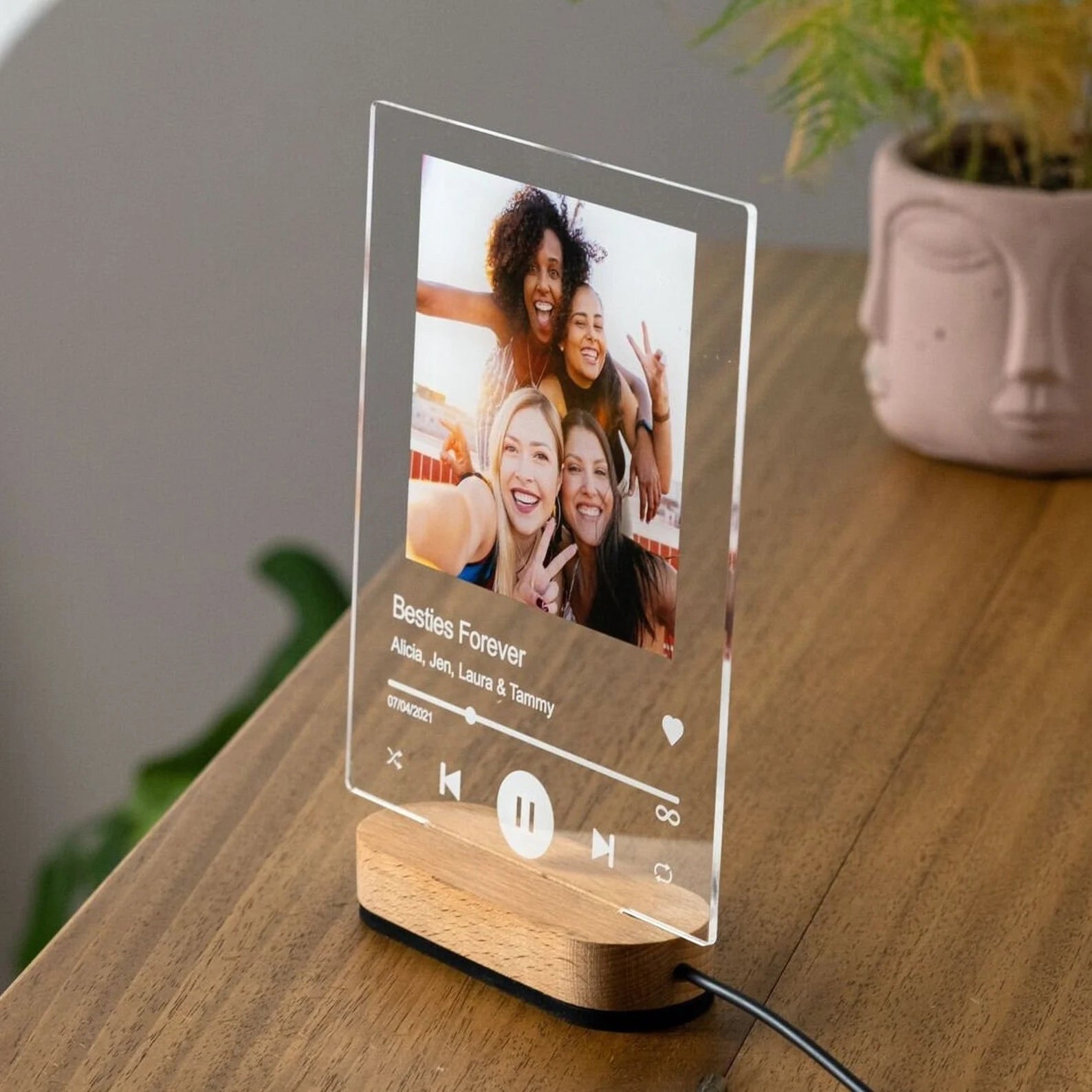 Acrylic Music Plaque – Personalized Anniversary Keepsake