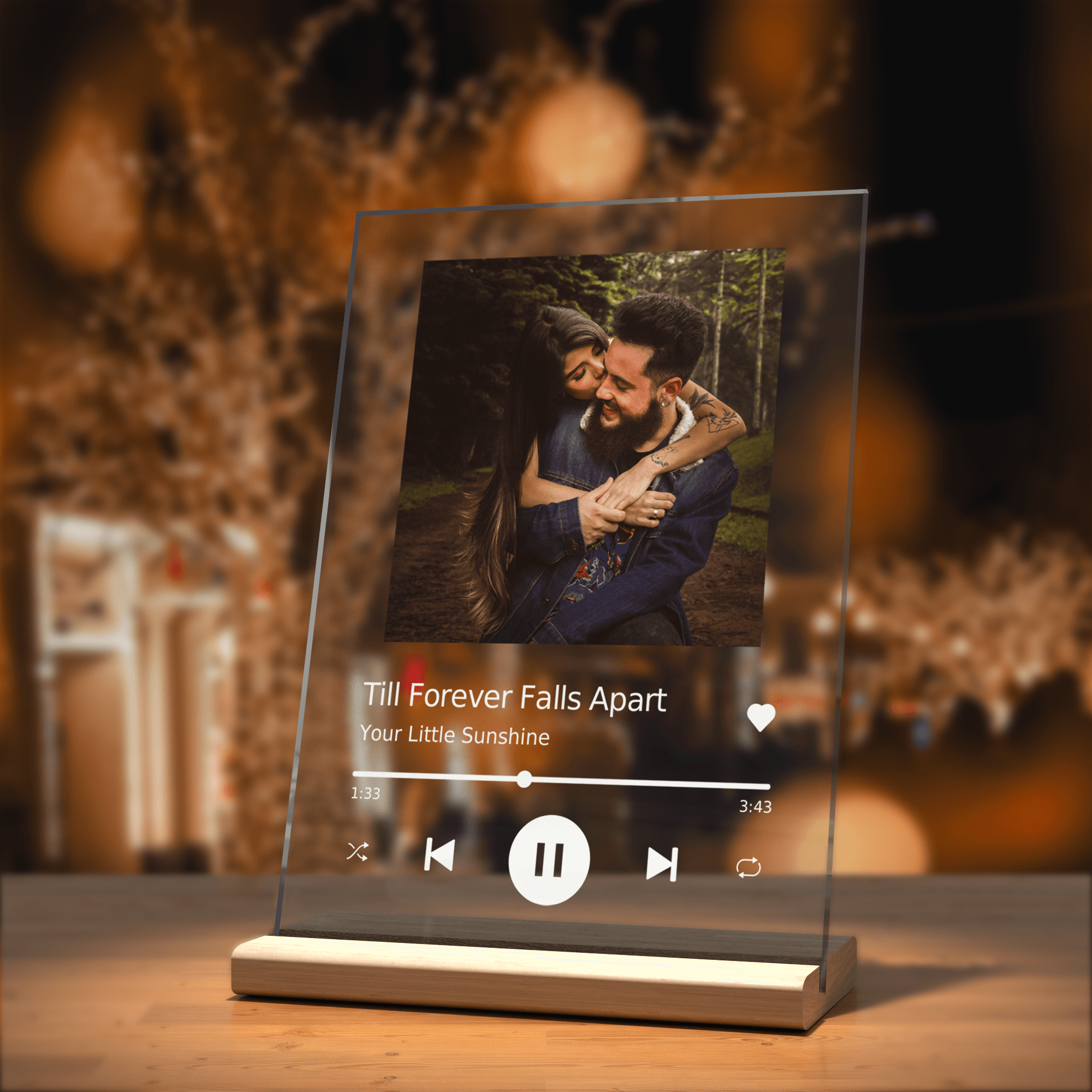 Song Plaque Album Cover Acrylic Music Personalized Gift