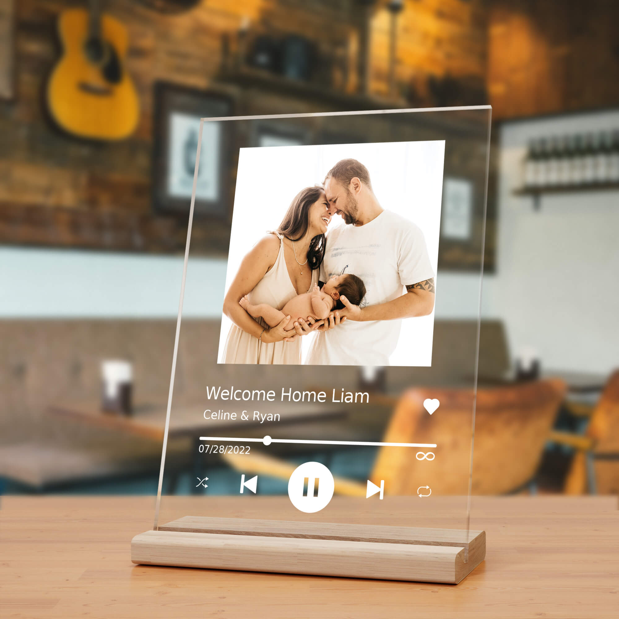 Song Plaque Album Cover Acrylic Music Personalized Gift