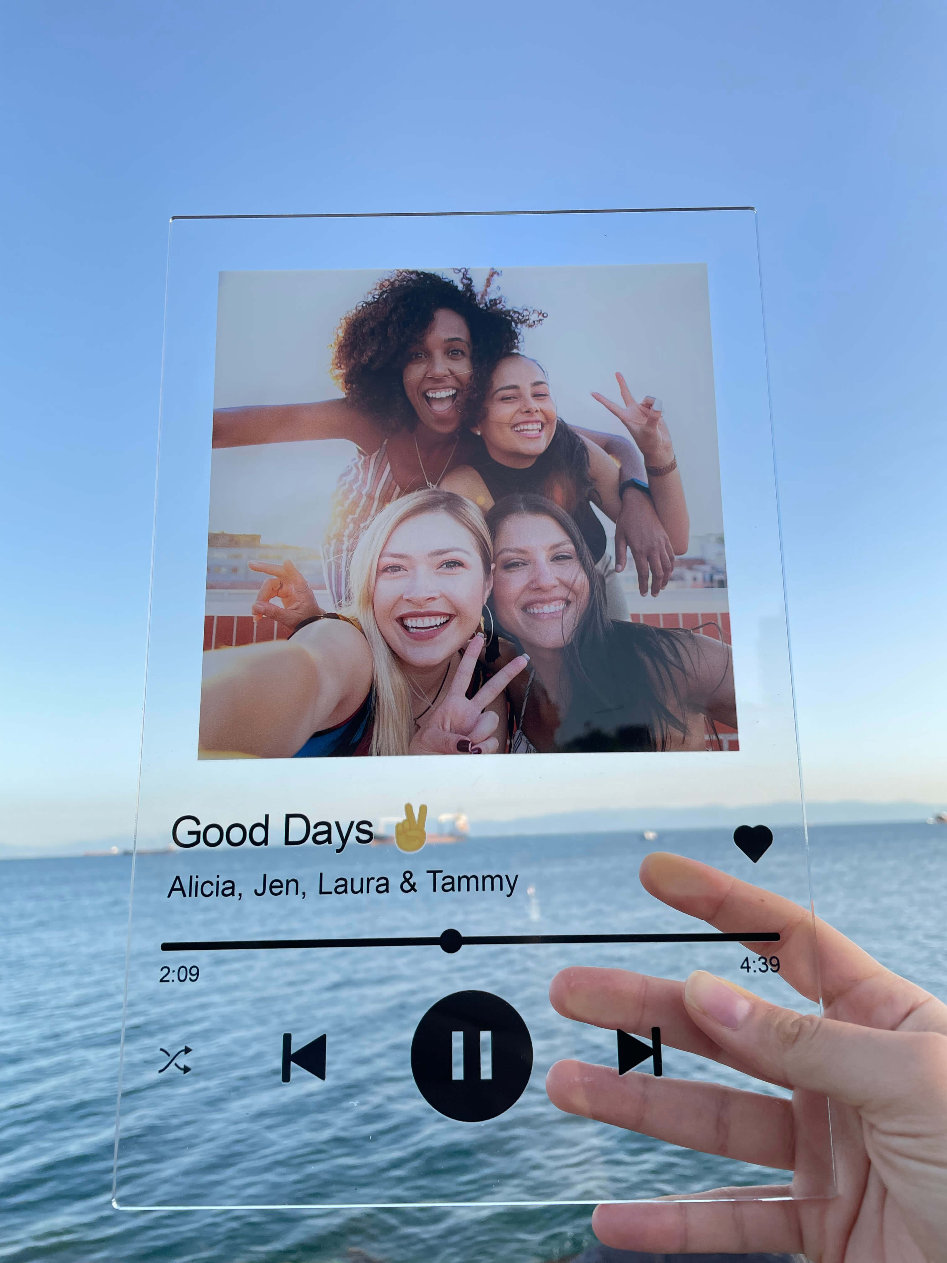 Song Plaque Album Cover Acrylic Music Personalized Gift