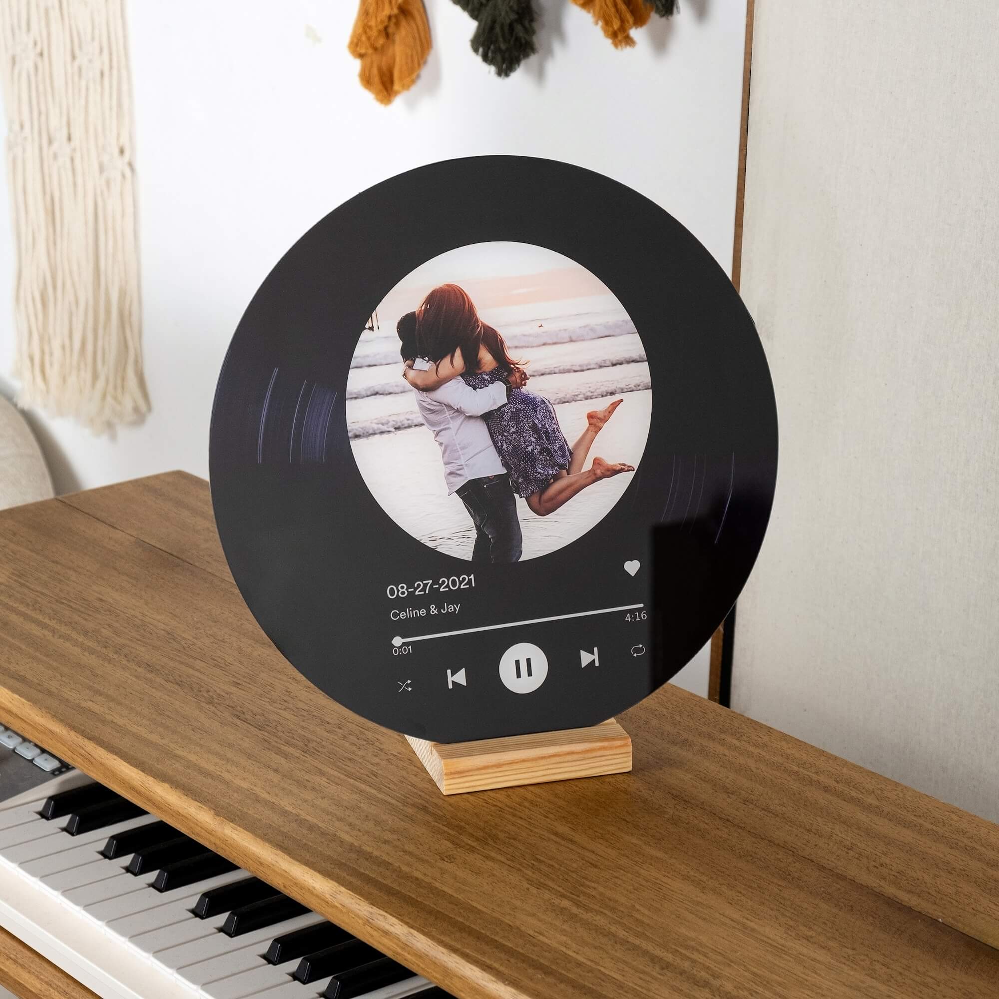 Song Plaque Vinyl Printing Record Acrylic Personalized Gift