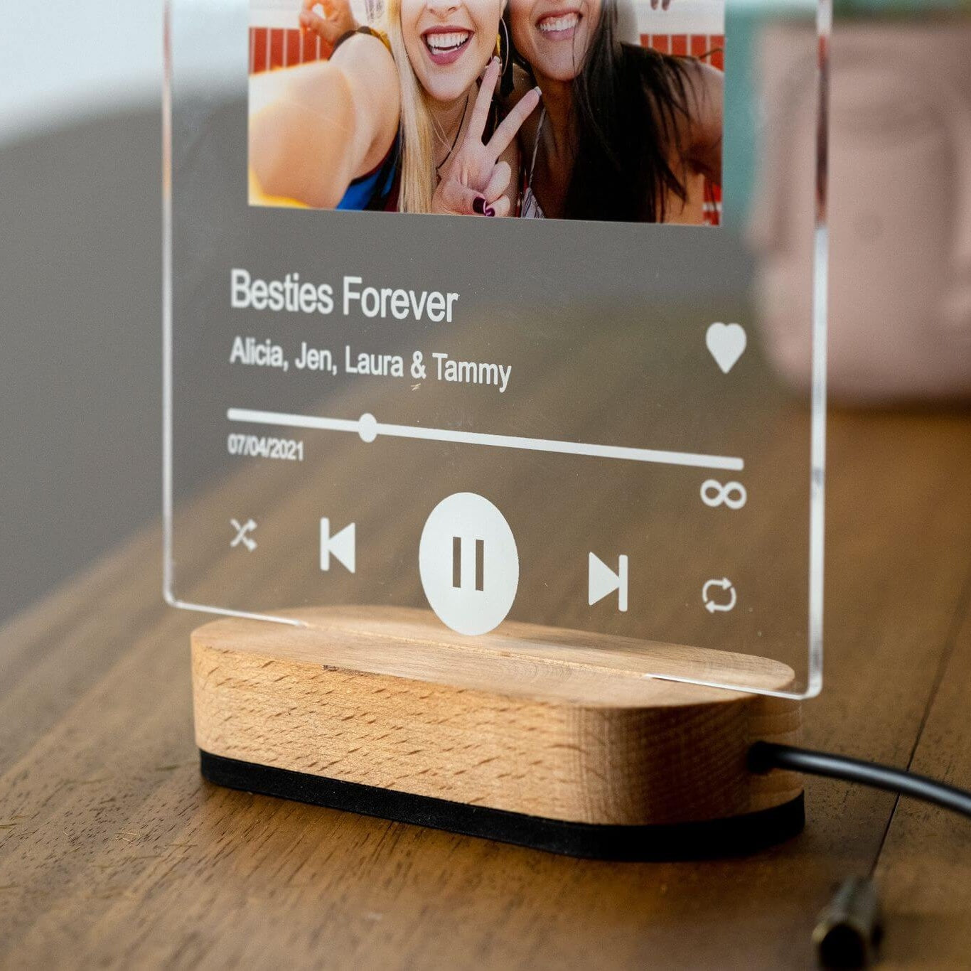 Song Plaque Album Cover Acrylic Music Personalized Gift