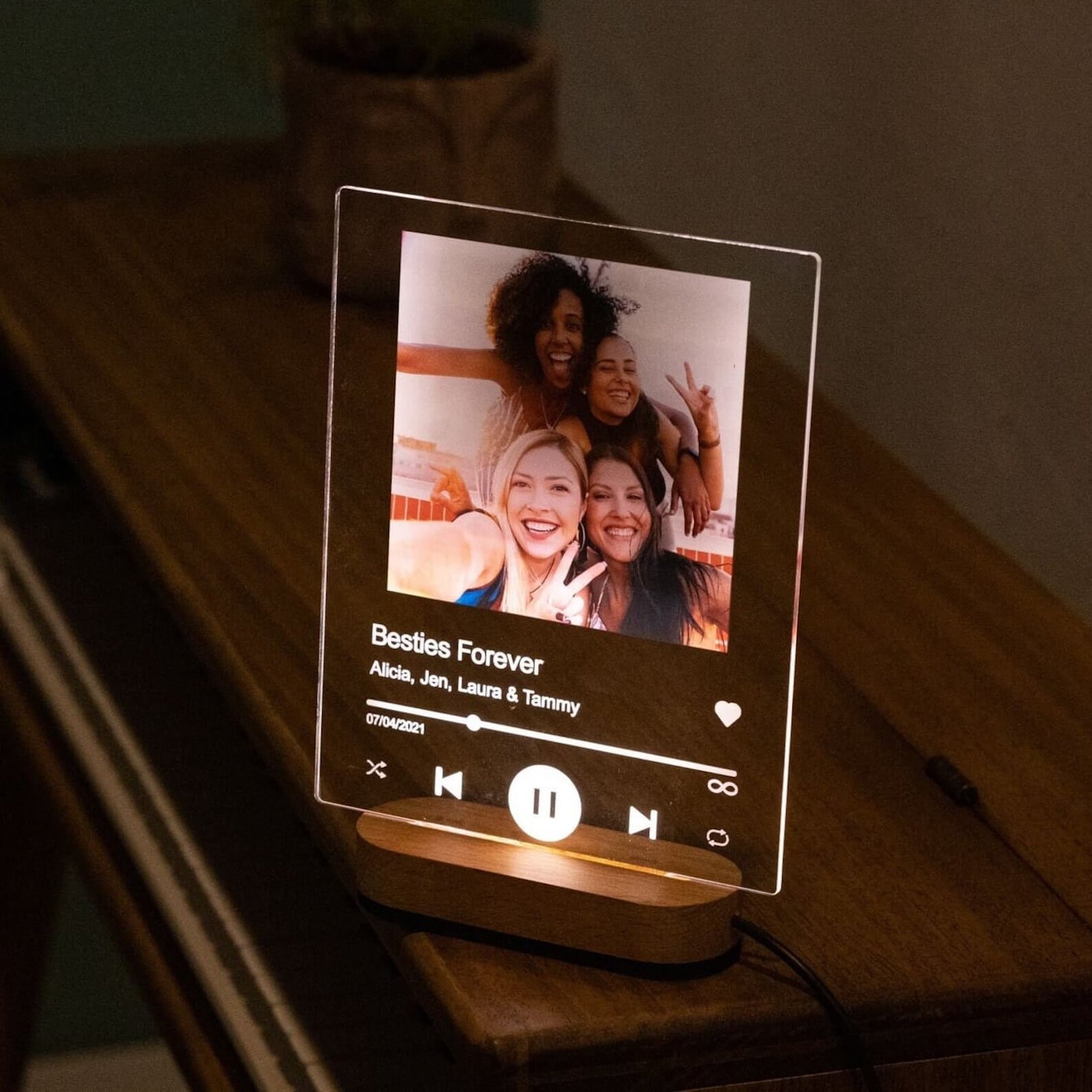 Song Plaque Album Cover Acrylic Music Personalized Gift