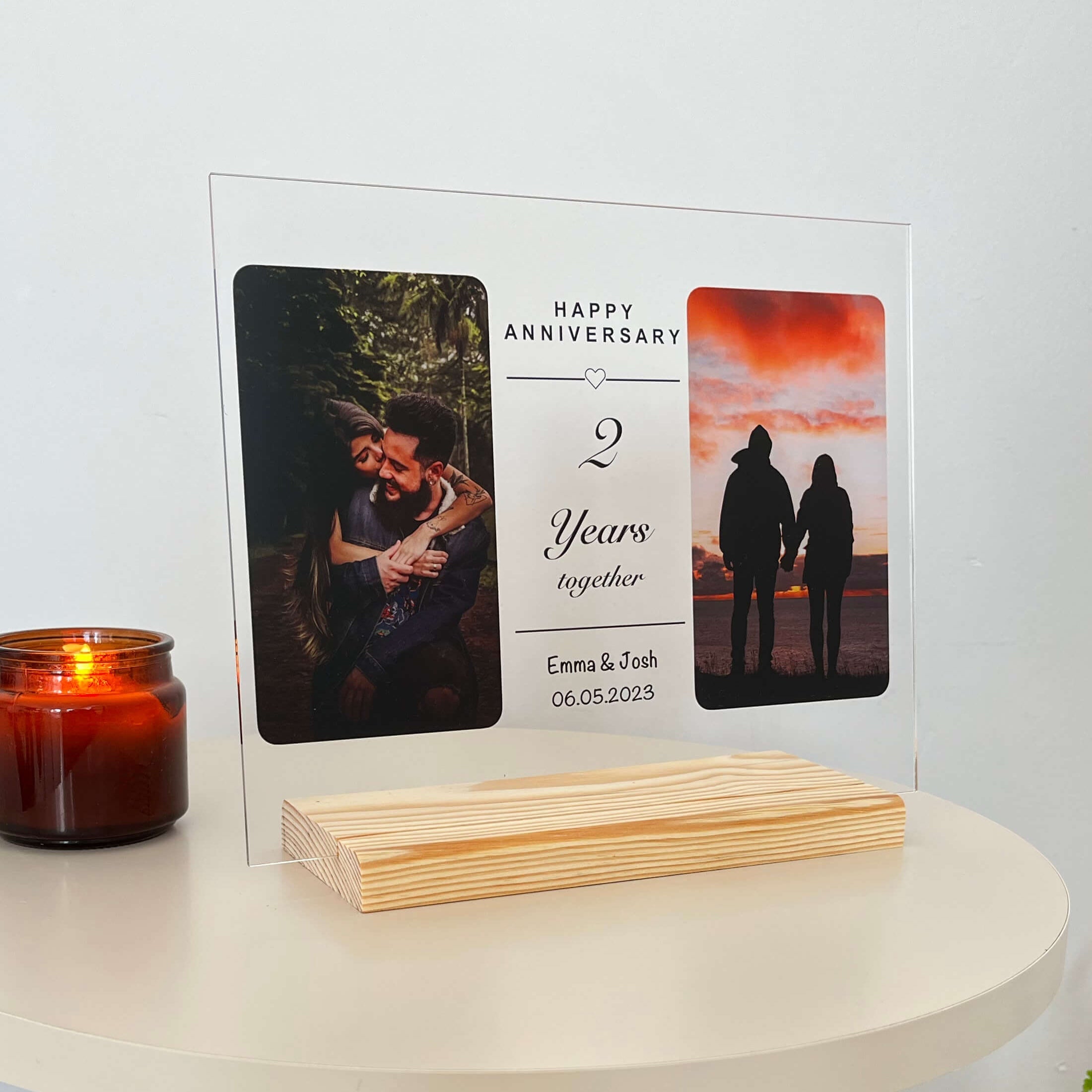 Anniversary Acrylic Plaque Gift