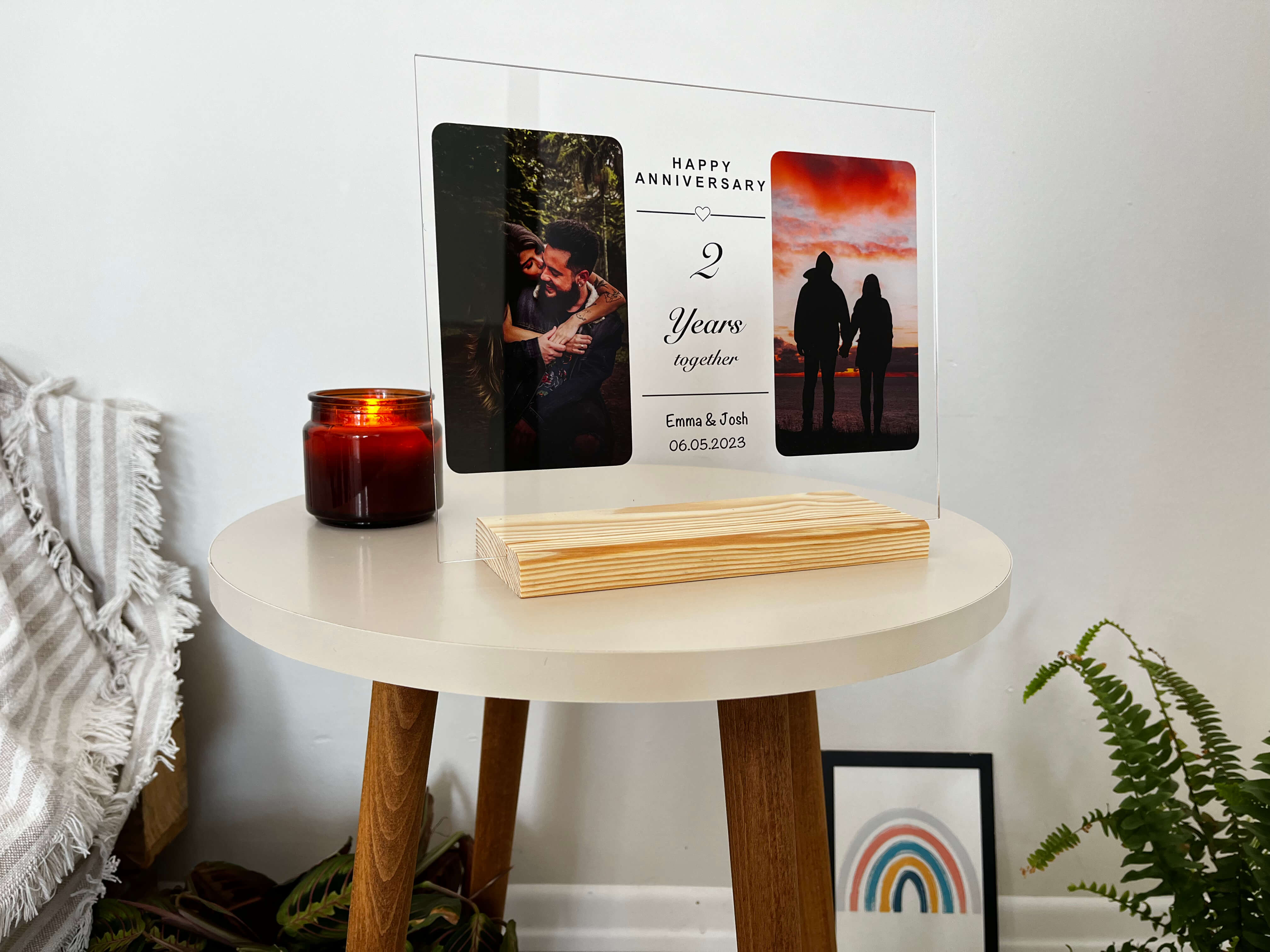 Anniversary Acrylic Plaque Gift