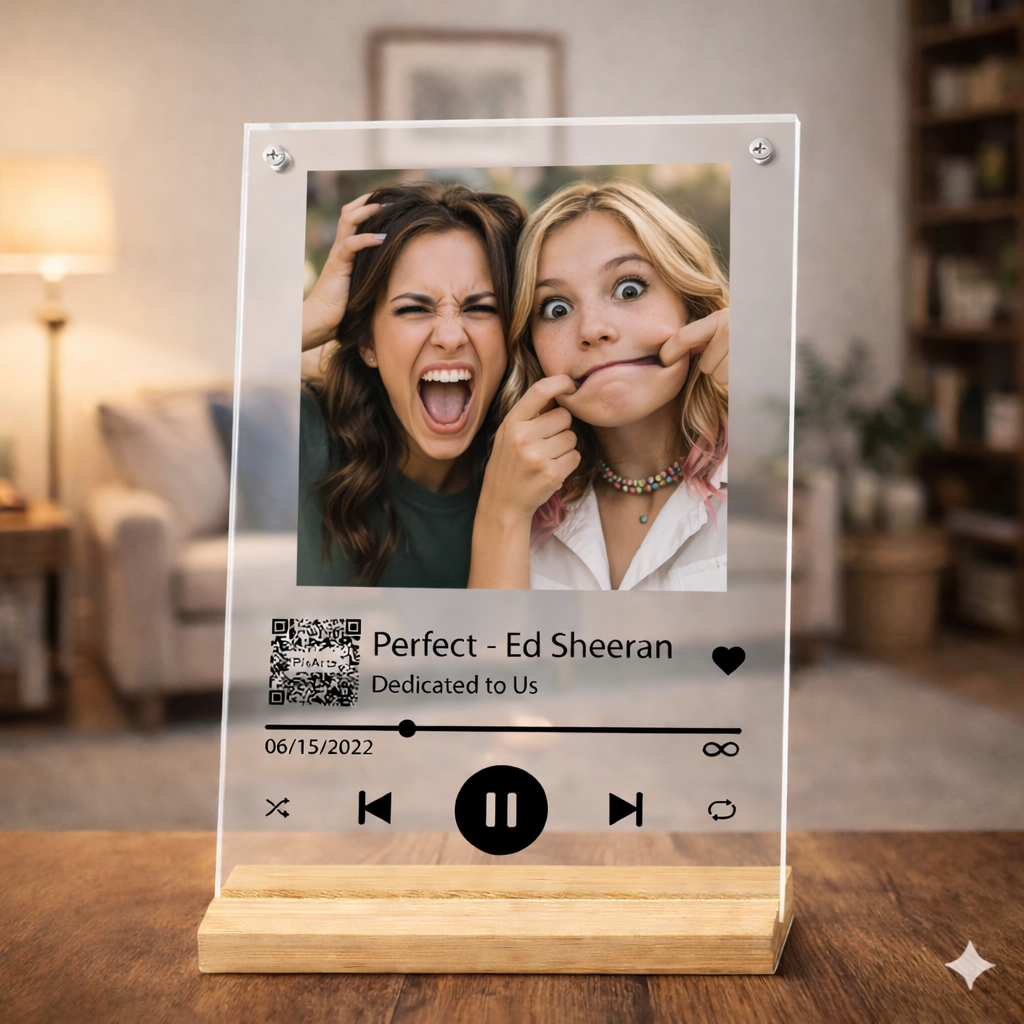 Custom best friends song plaque