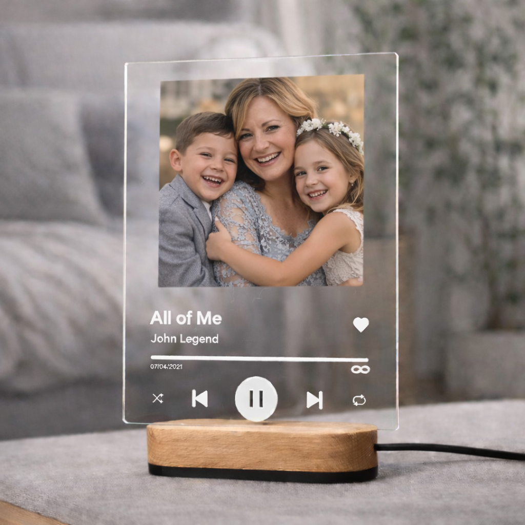 Personalized mother music plaque gift