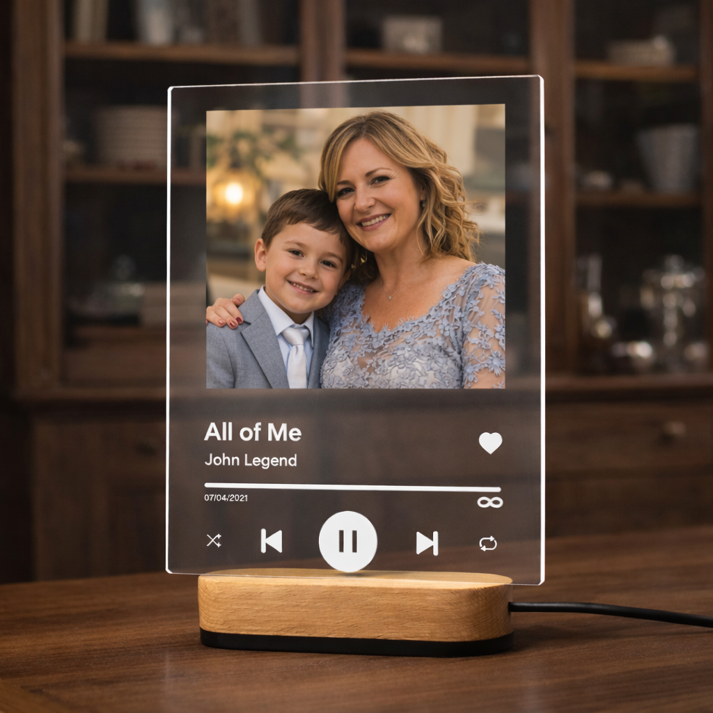 Personalized mother song plaque product view