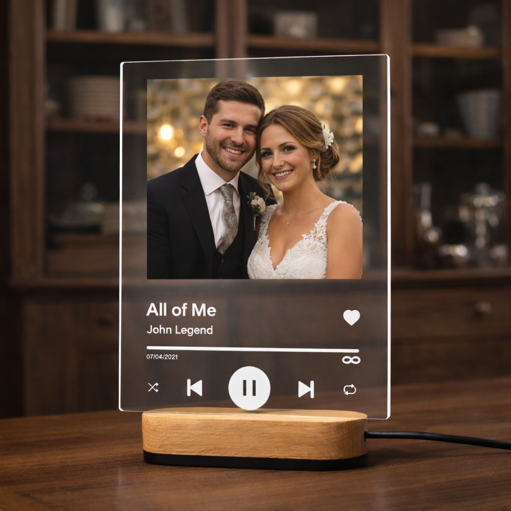 Custom acrylic album cover music plaque