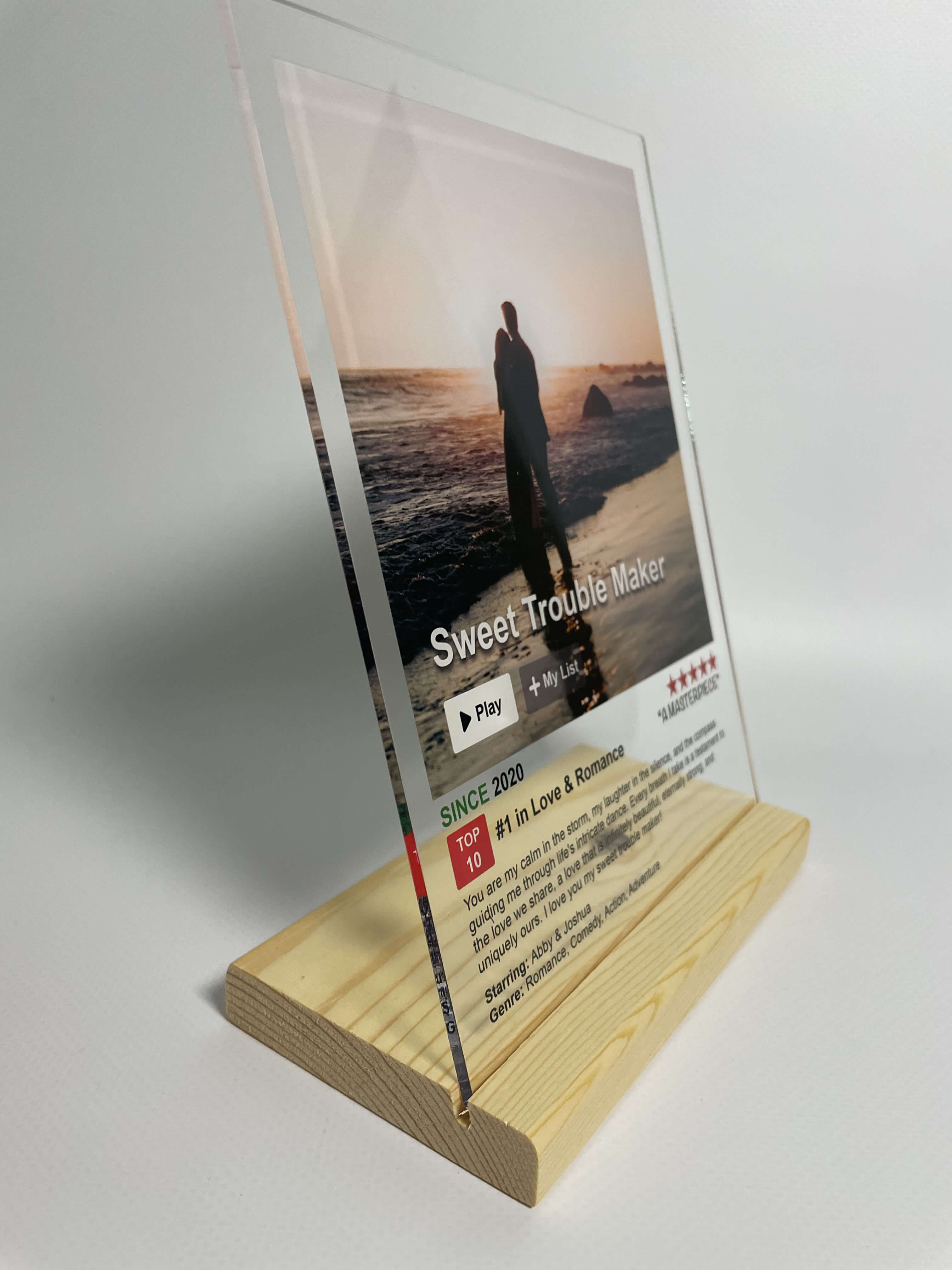 Movie Poster Acrylic Plaque Gift