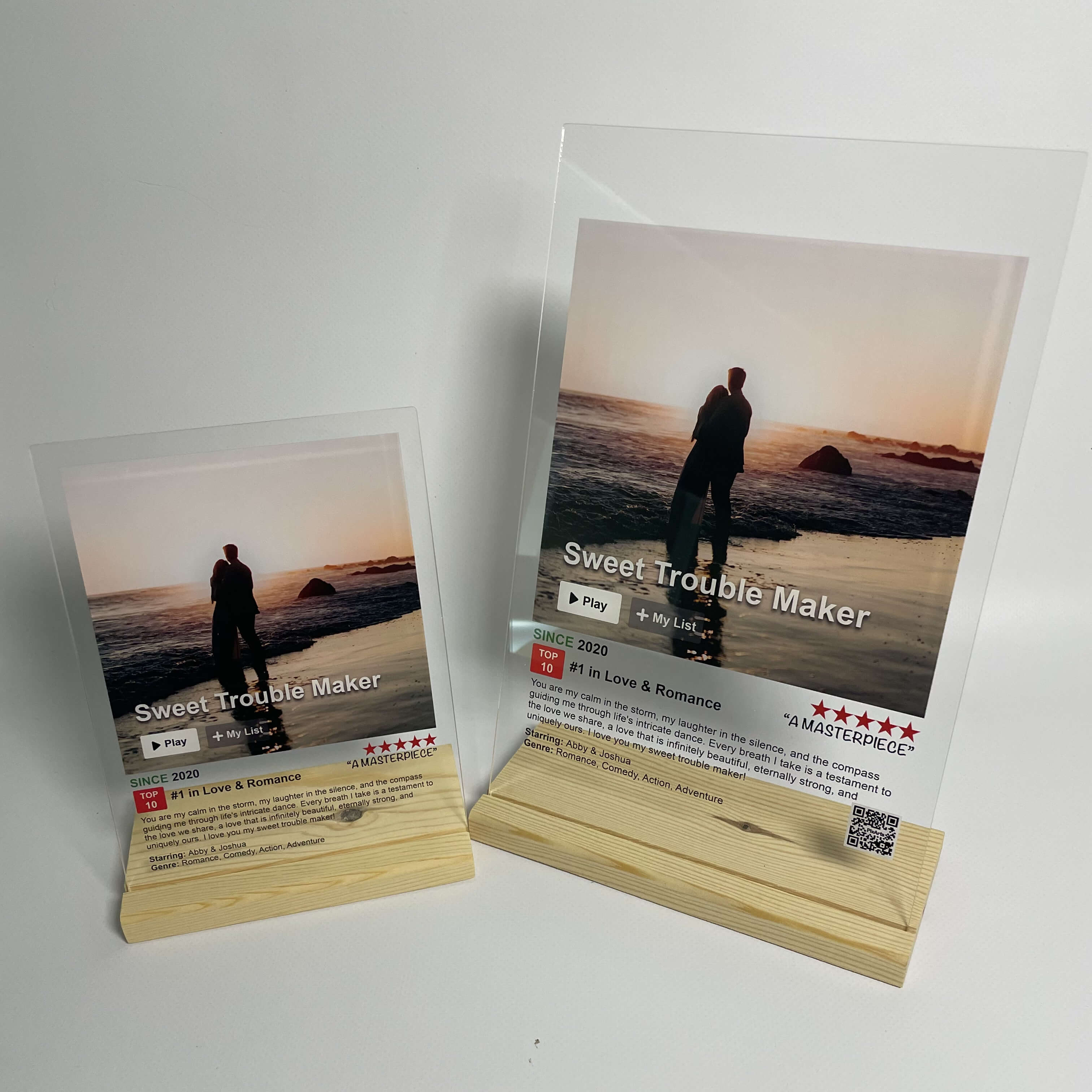 Movie Poster Acrylic Plaque Gift