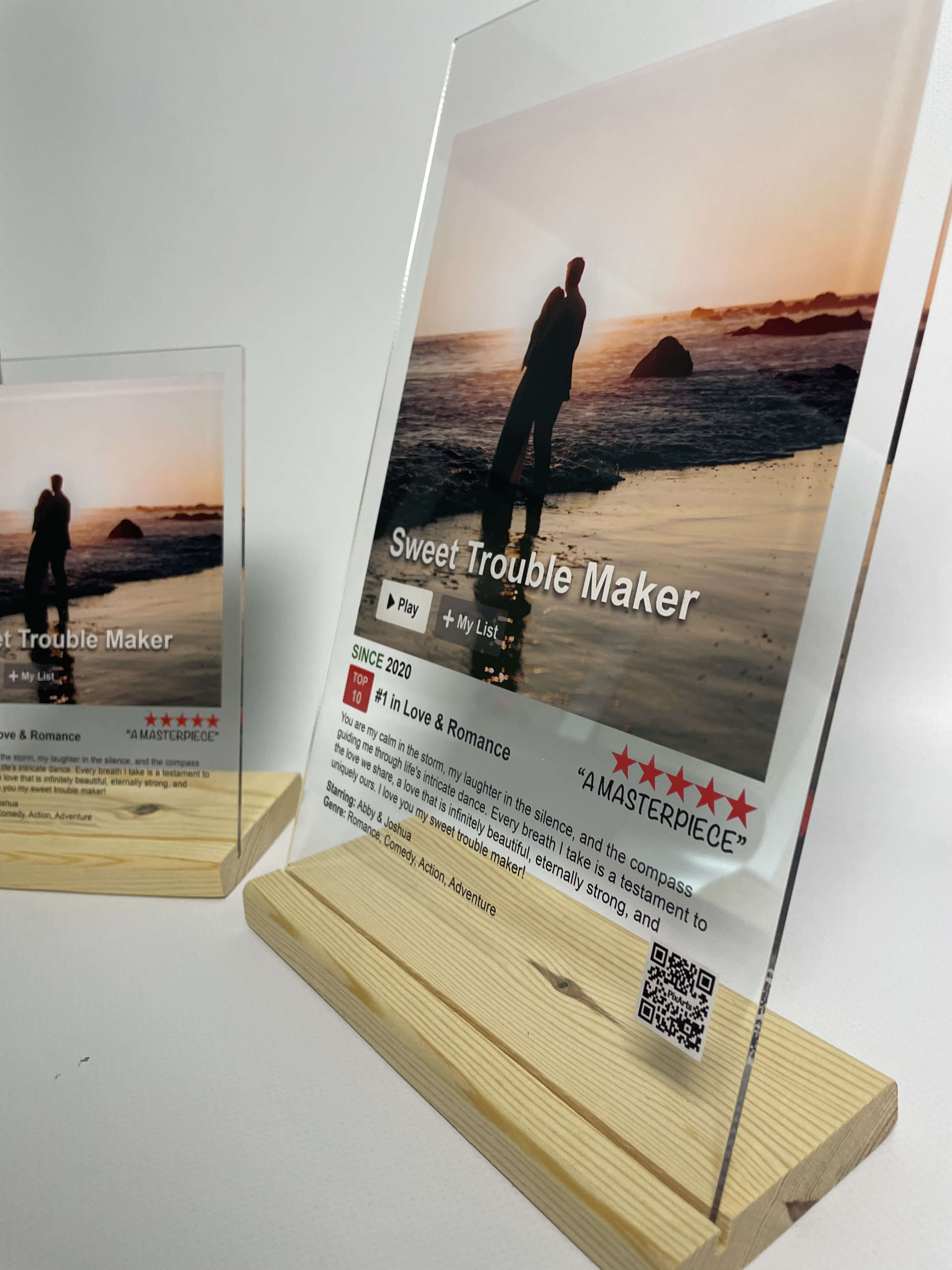 Movie Poster Acrylic Plaque Gift