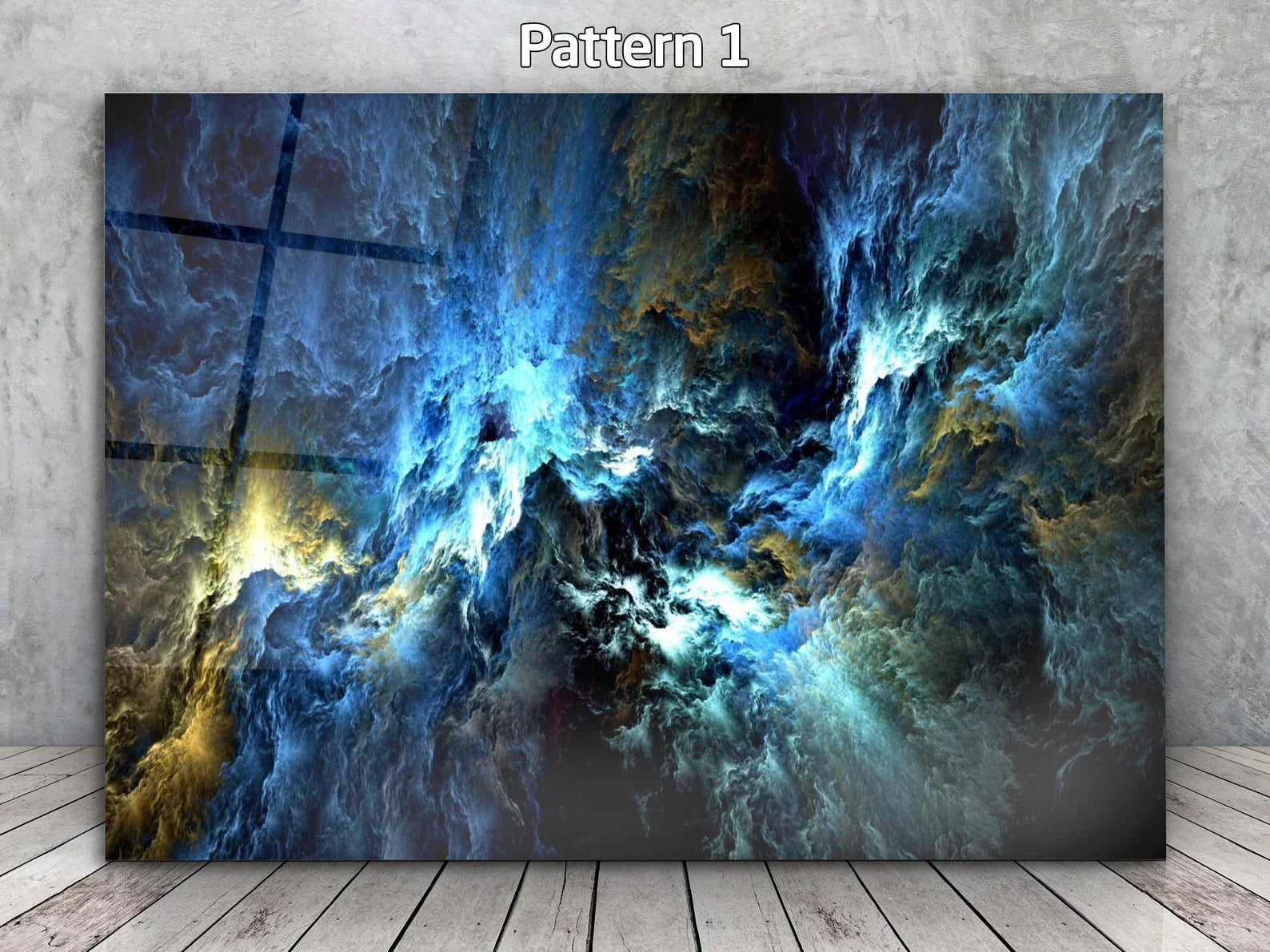 Mystic Sky Glass Wall Art Decor Large Printing Abstract