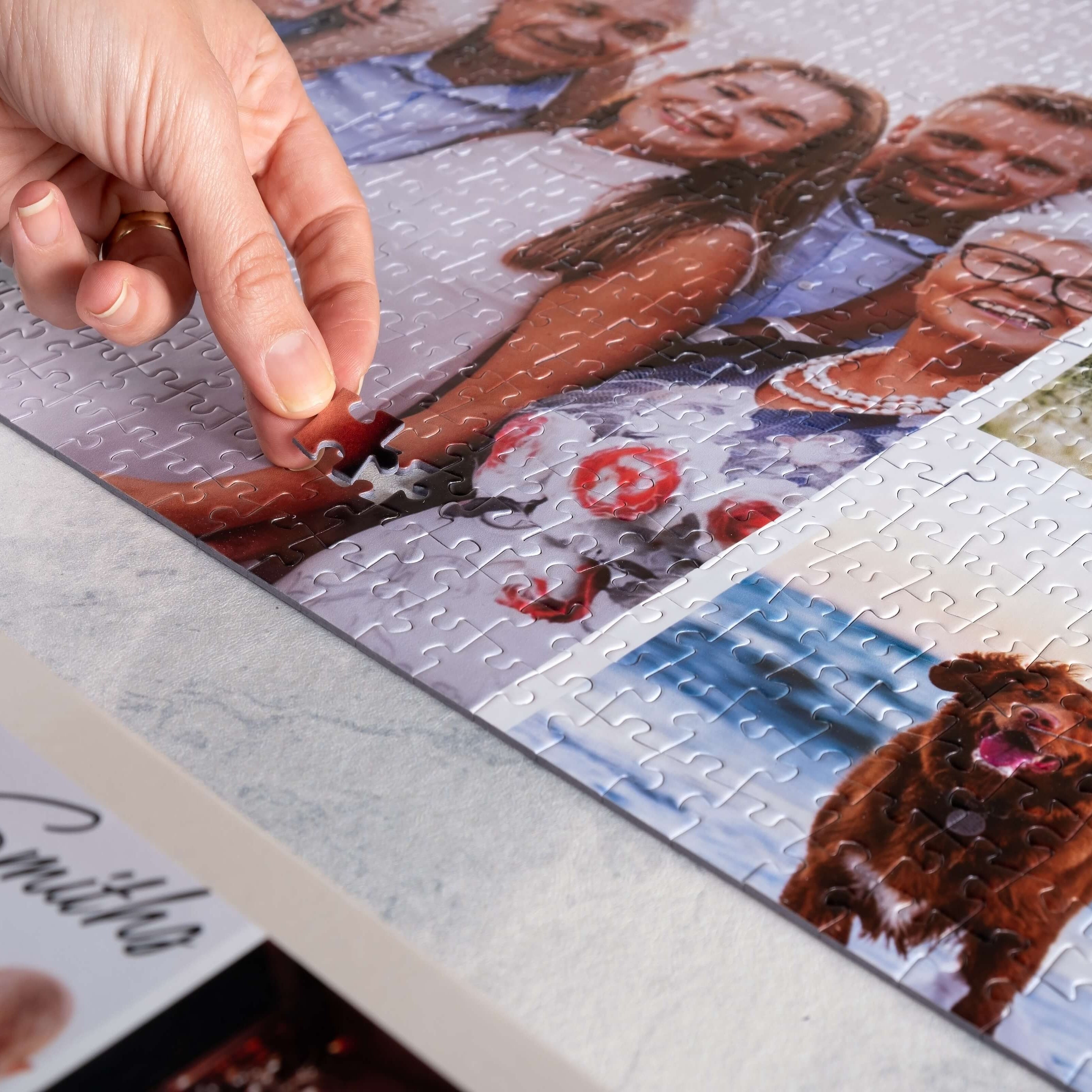 Custom Jigsaw Puzzle Personalized Gift With Box 99/500/1000 Pieces,