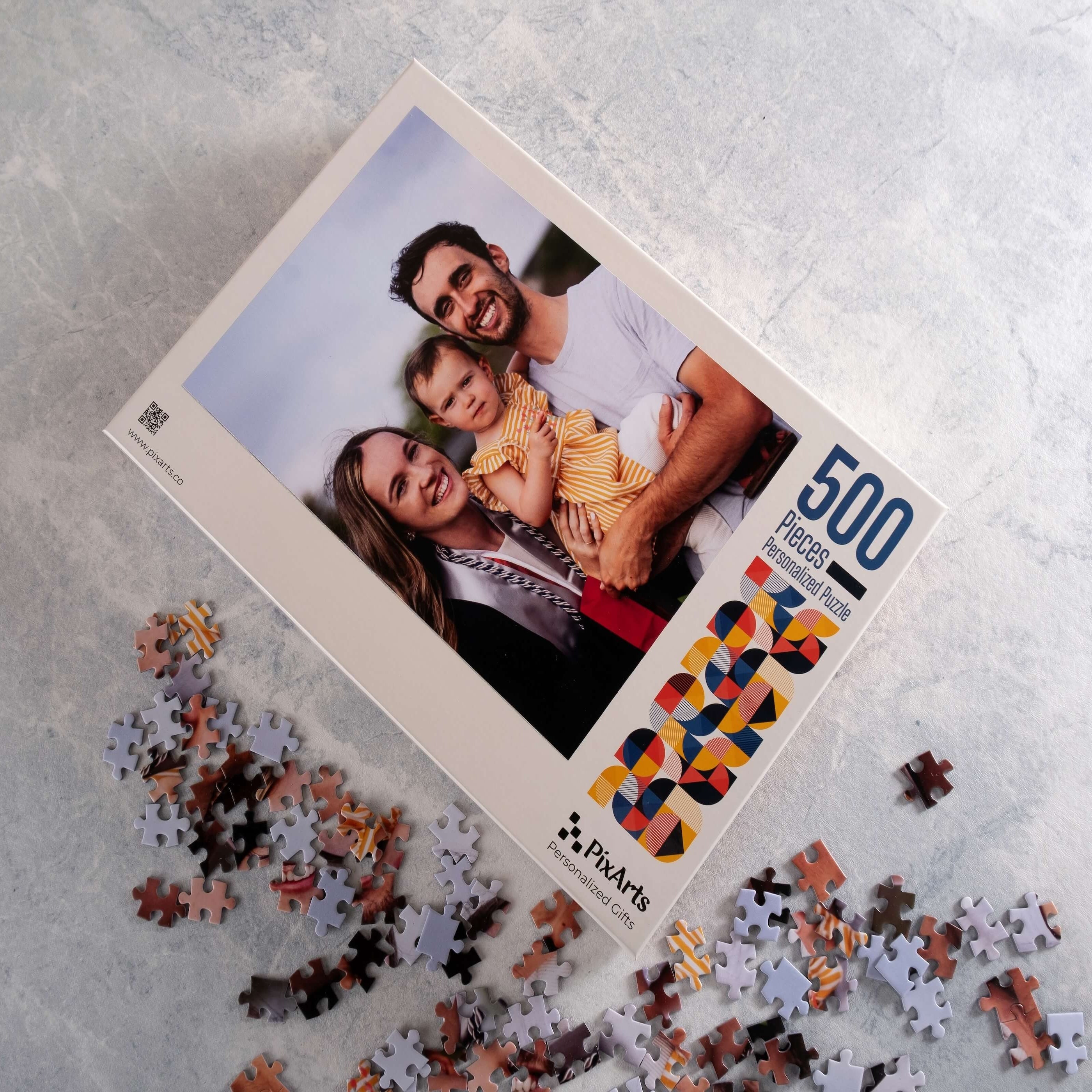 Custom Jigsaw Puzzle Personalized Gift With Box 99/500/1000 Pieces,