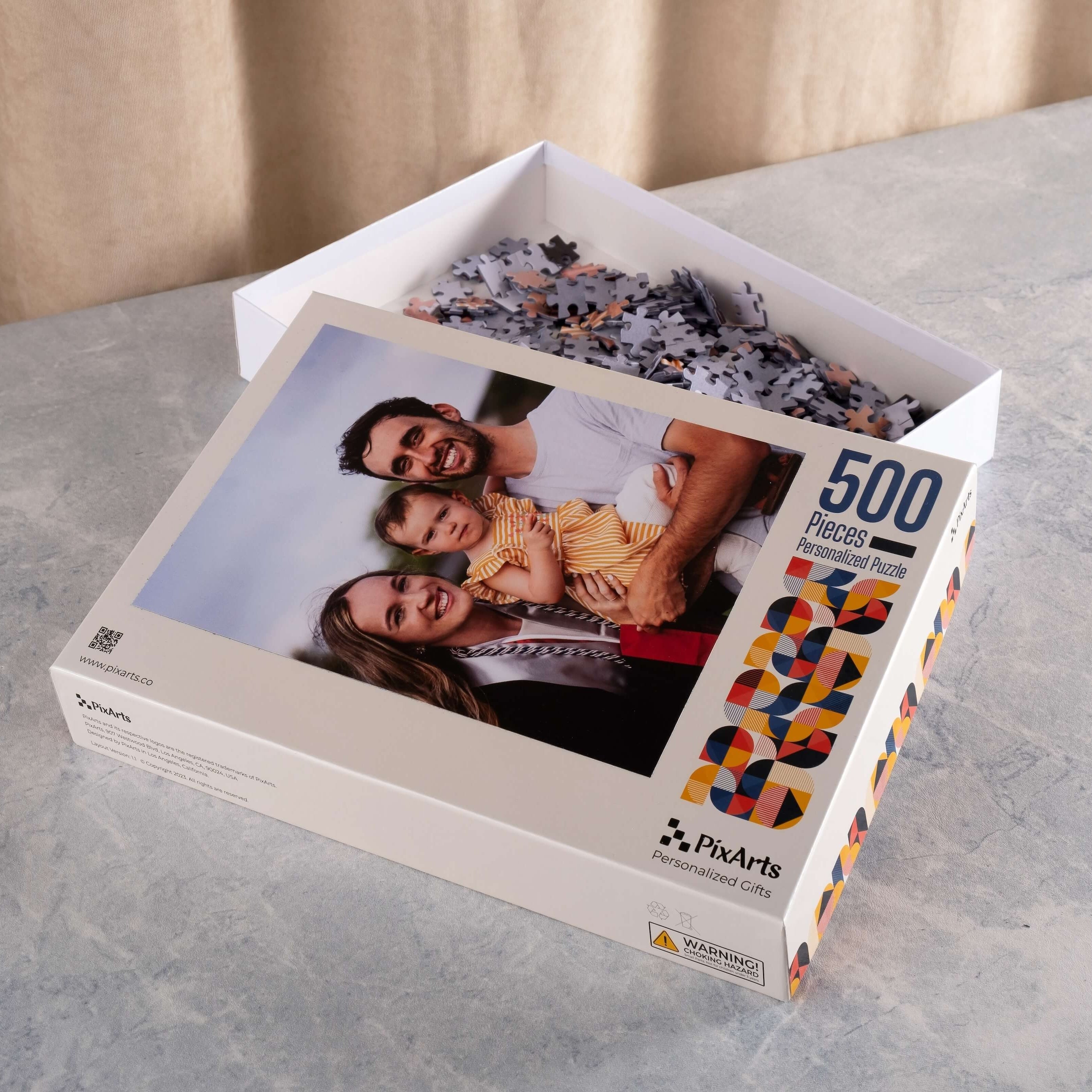 Custom Jigsaw Puzzle Personalized Gift With Box 99/500/1000 Pieces,