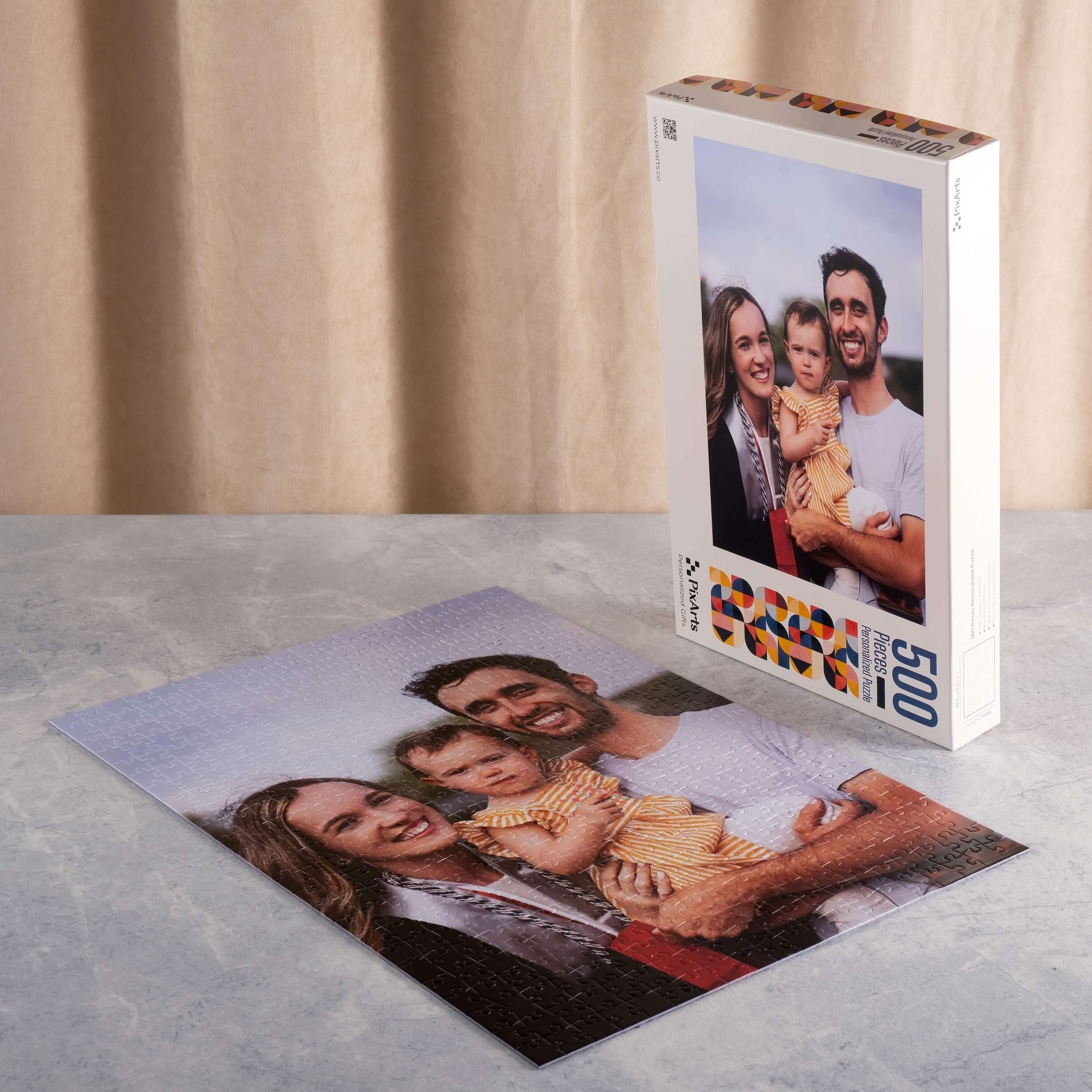 Custom Jigsaw Puzzle Personalized Gift With Box 99/500/1000 Pieces,