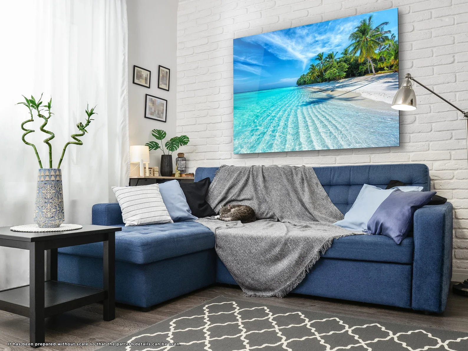 Sea Glass Wall Art Ocean Tempered Large Housewarming Gift Printing