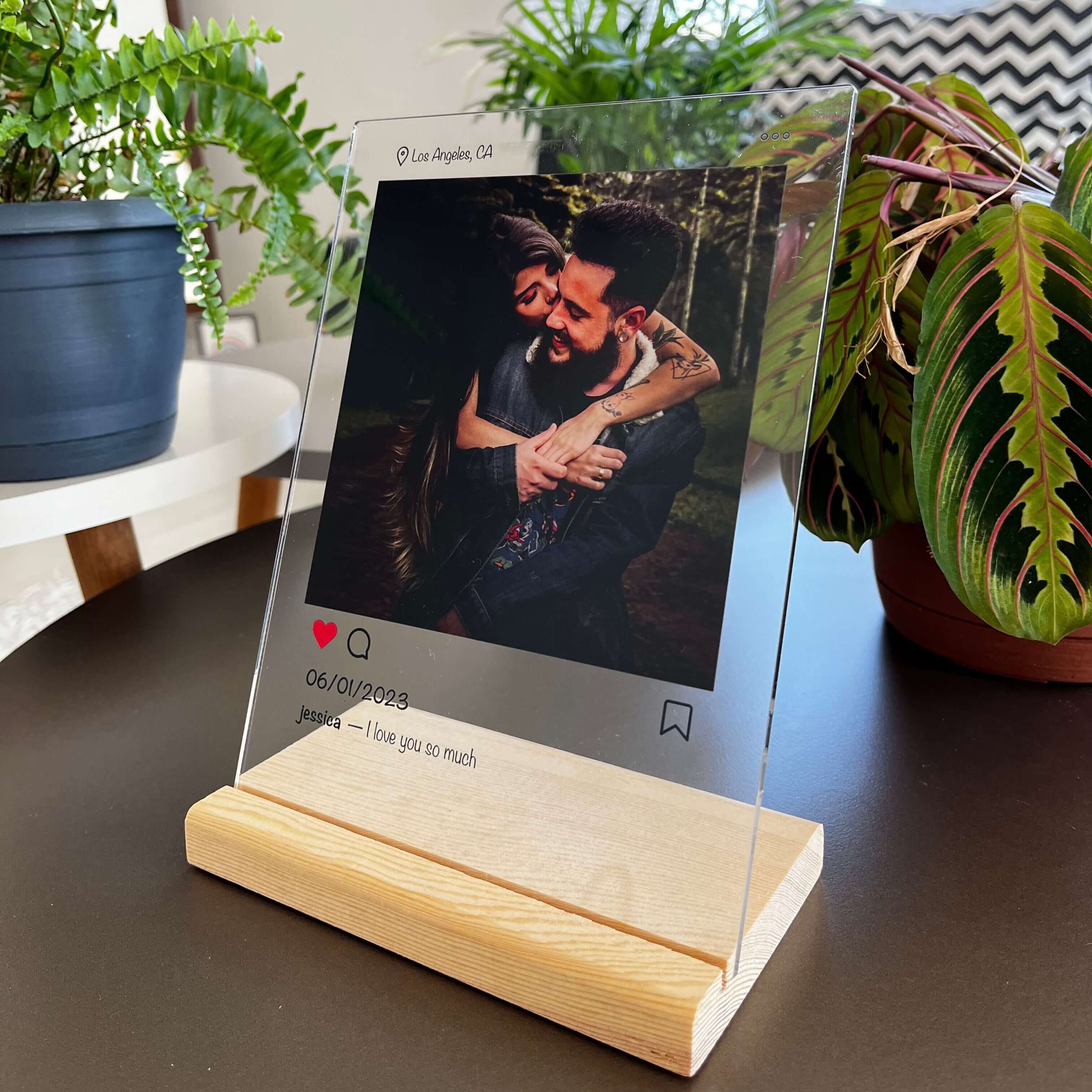 Social Media Post Acrylic Plaque Gift