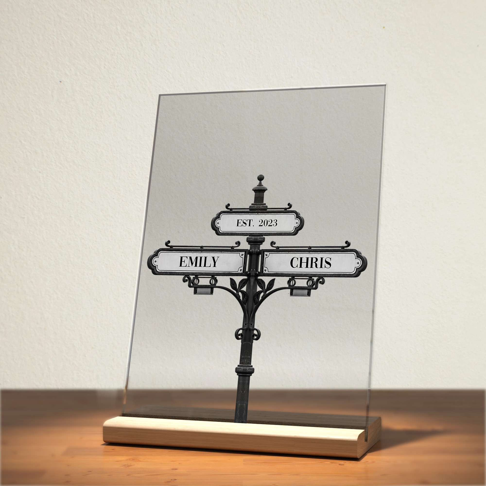 Street Sign Acrylic Plaque Gift