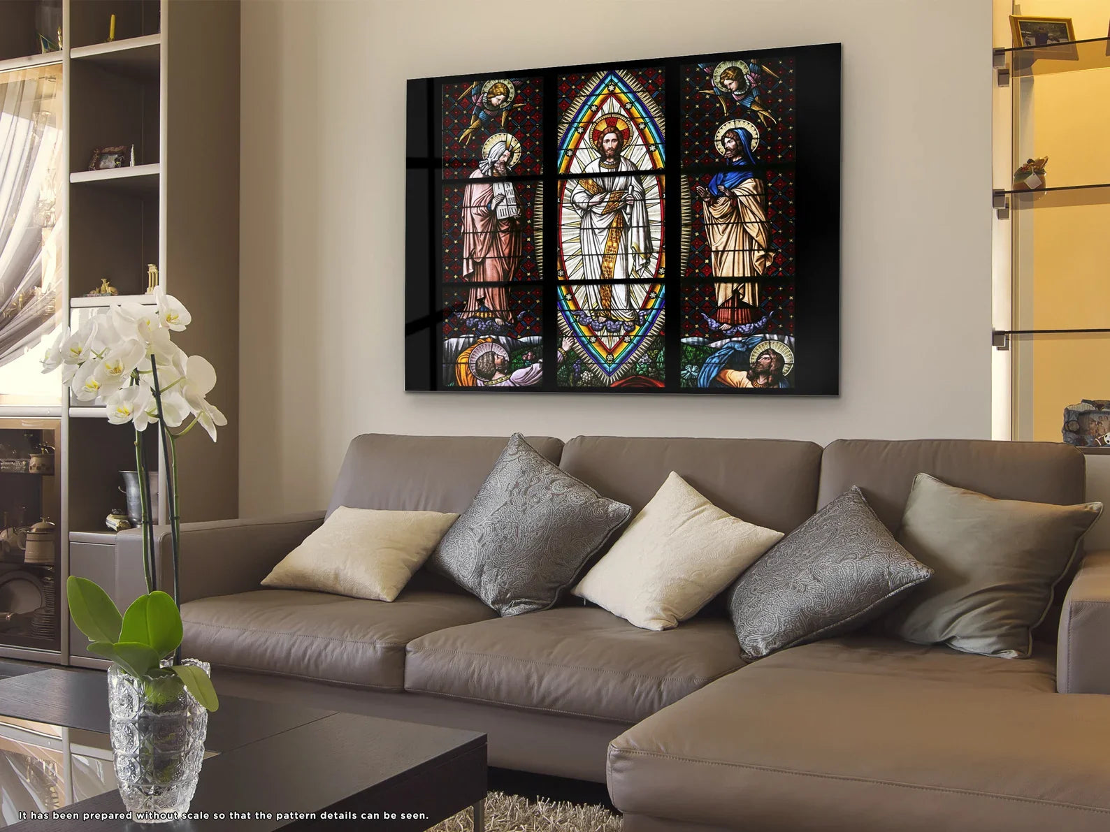 The Transfiguration Mosaic Glass Wall Art Jesus Christ Religious Decor