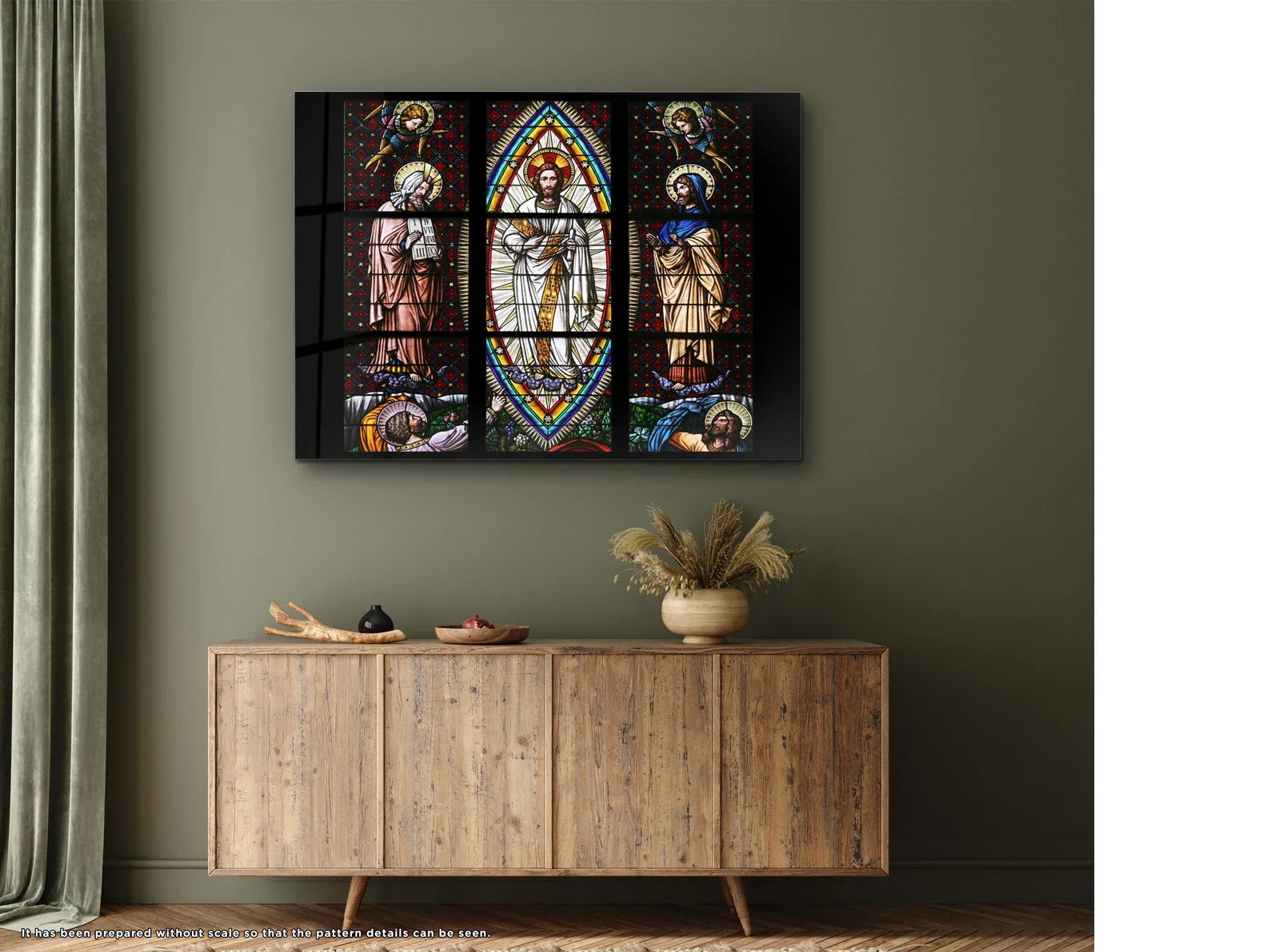 The Transfiguration Mosaic Glass Wall Art Jesus Christ Religious Decor