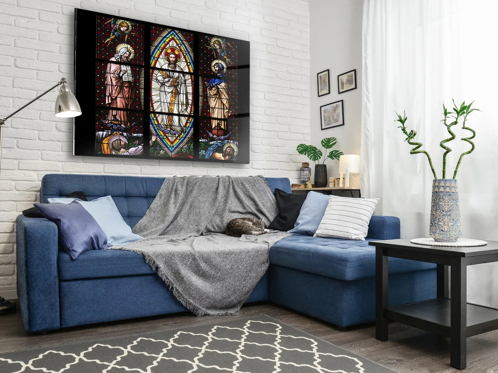 The Transfiguration Mosaic Glass Wall Art Jesus Christ Religious Decor
