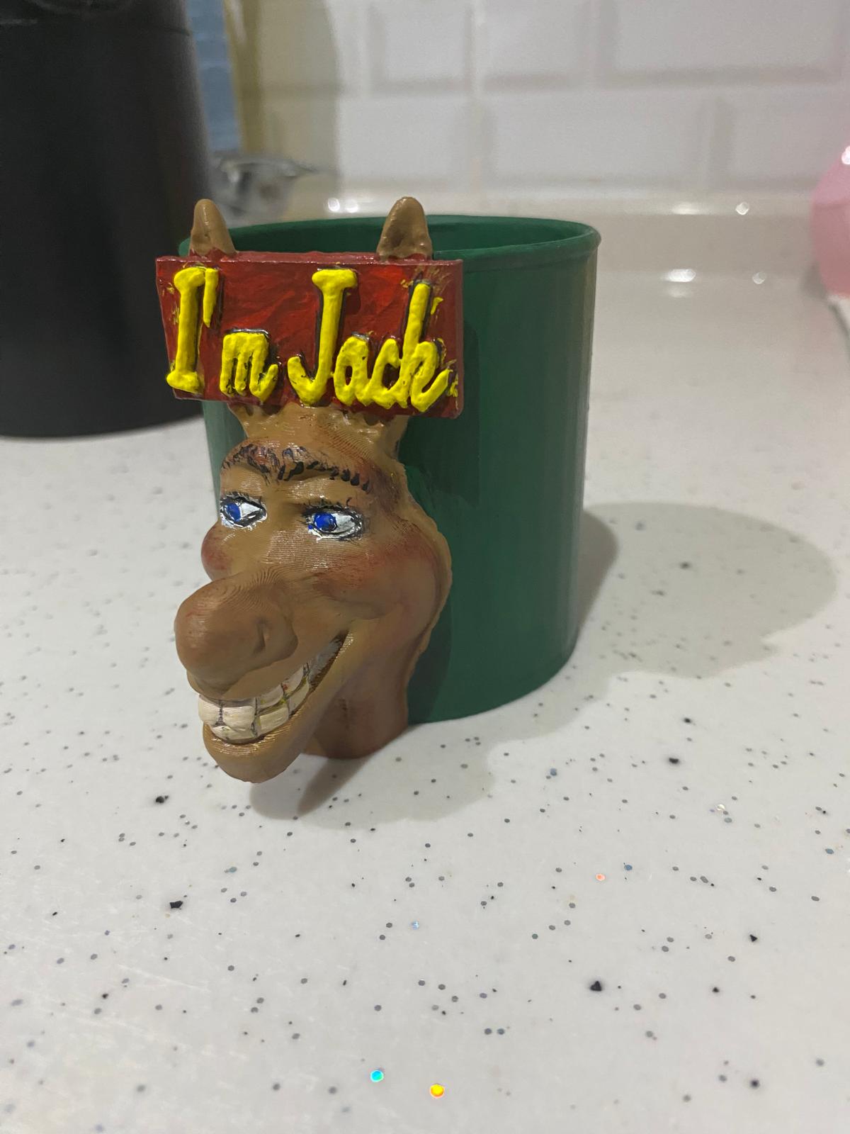Funny Donkey Pen Holder: 3D Printed Desk Organizer & Plant Pot