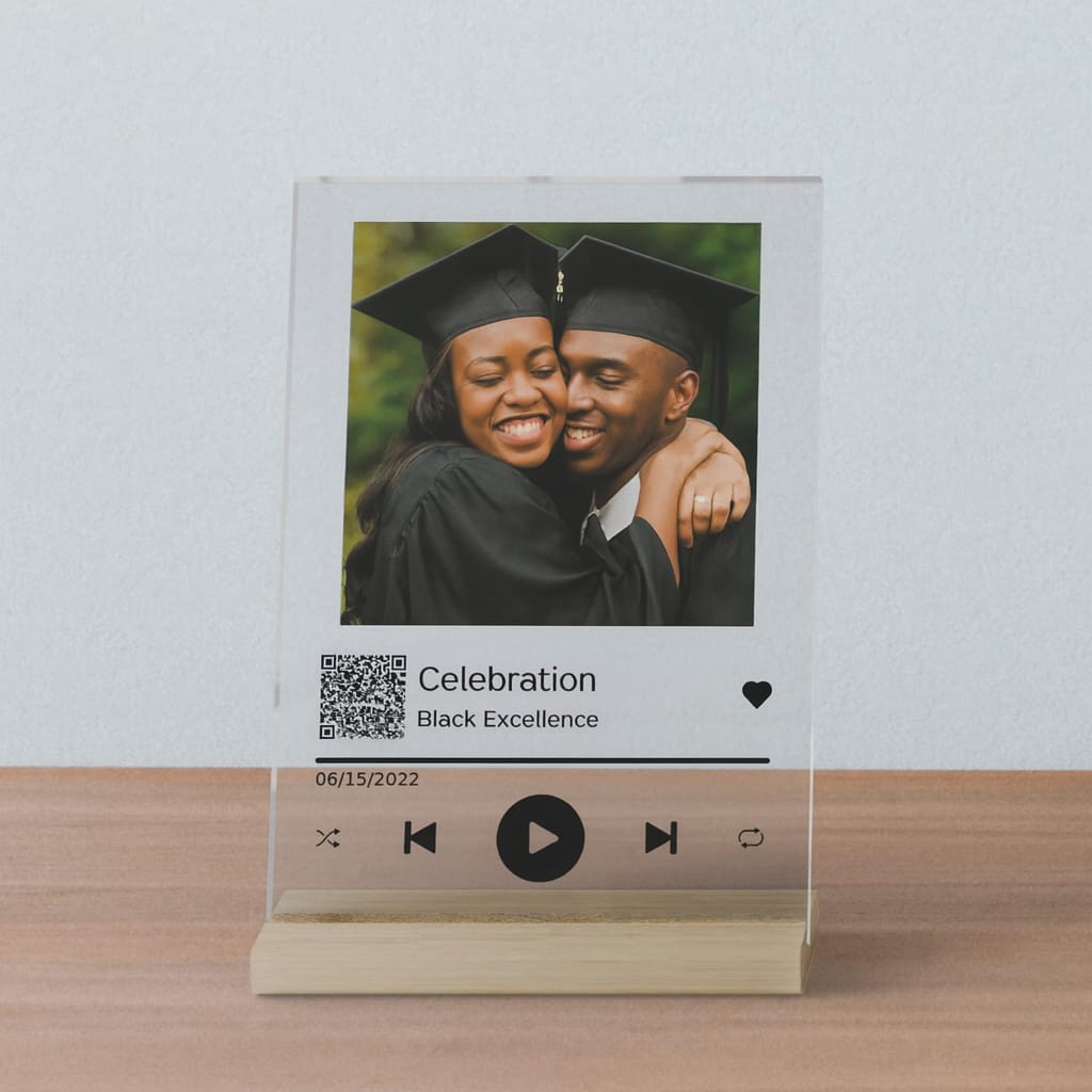 Acrylic Music Plaque – Personalized Anniversary Keepsake