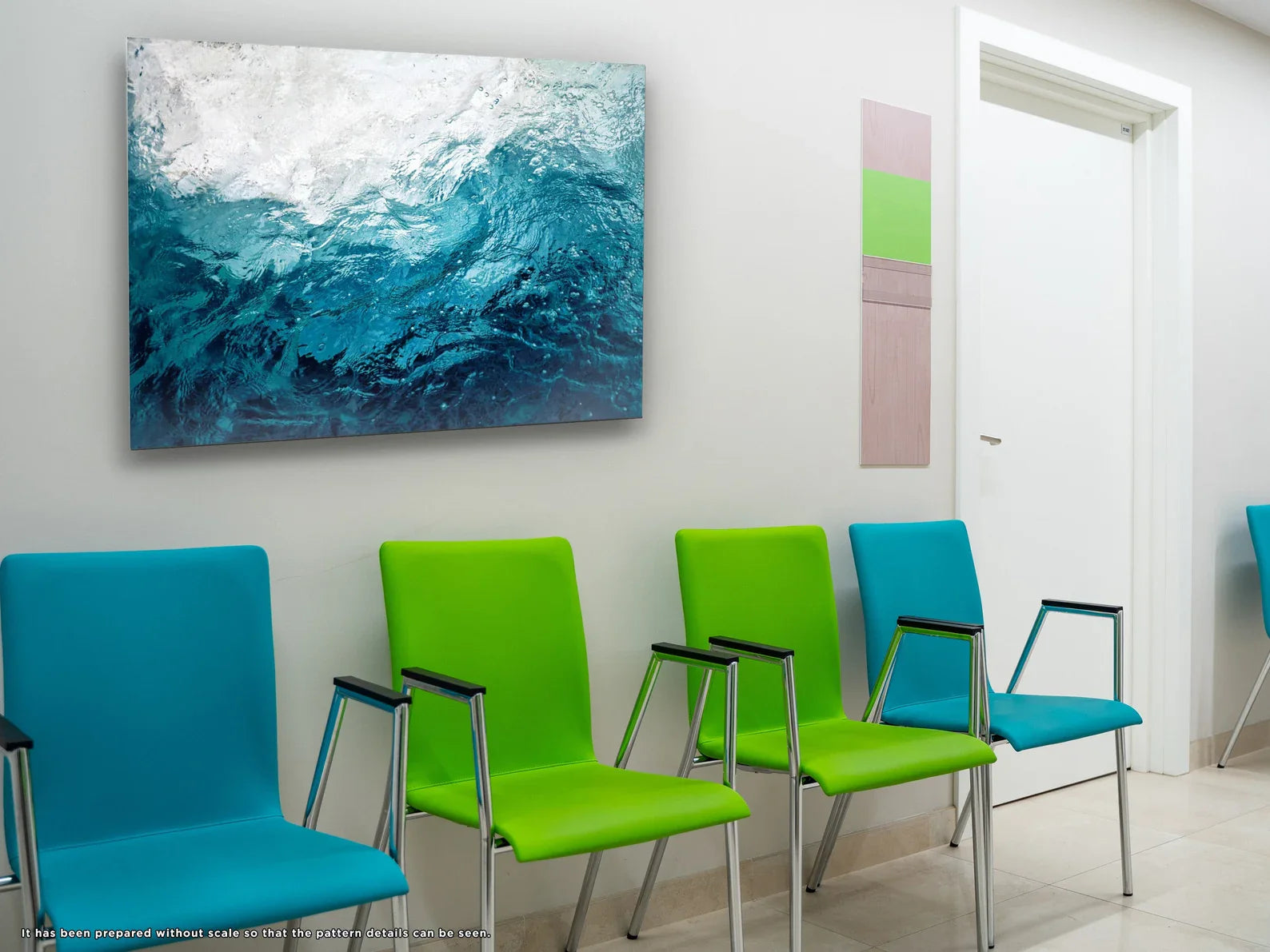 Waves Glass Wall Art Ocean Tempered Large Housewarming Gift Decor