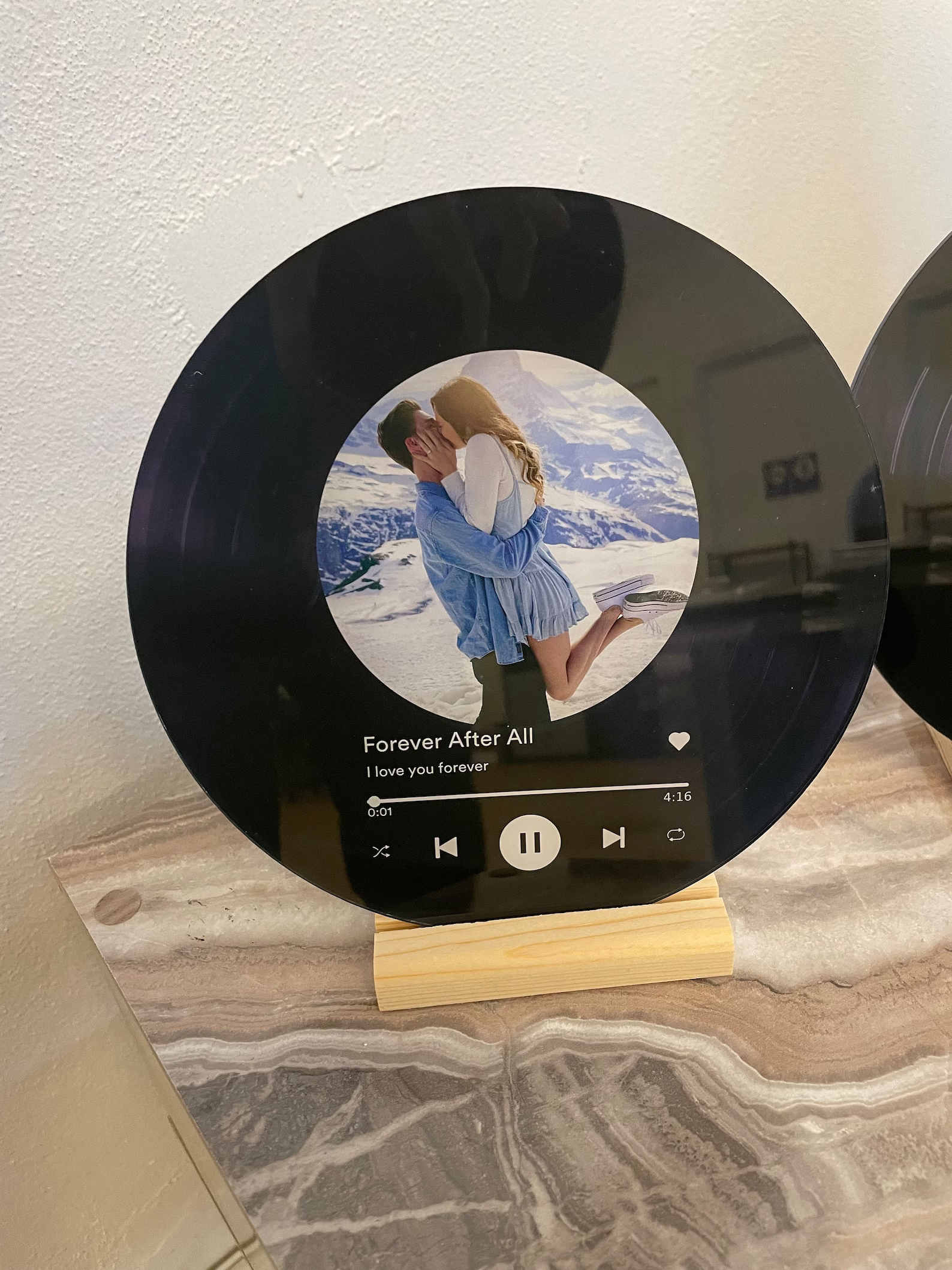 Personalized Song & Photo Acrylic Plaque - Sentimental Music Gift
