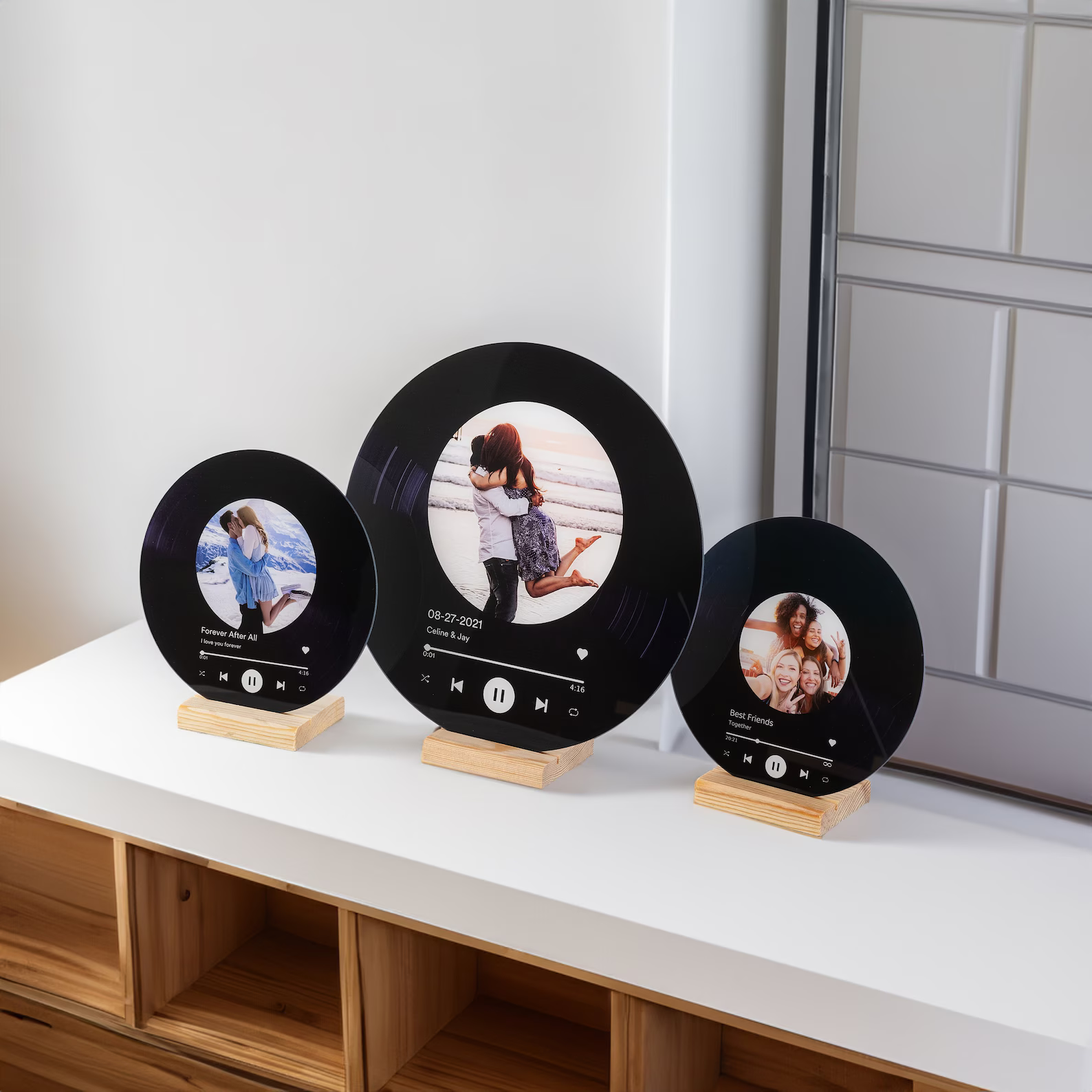 Personalized Song & Photo Acrylic Plaque - Sentimental Music Gift