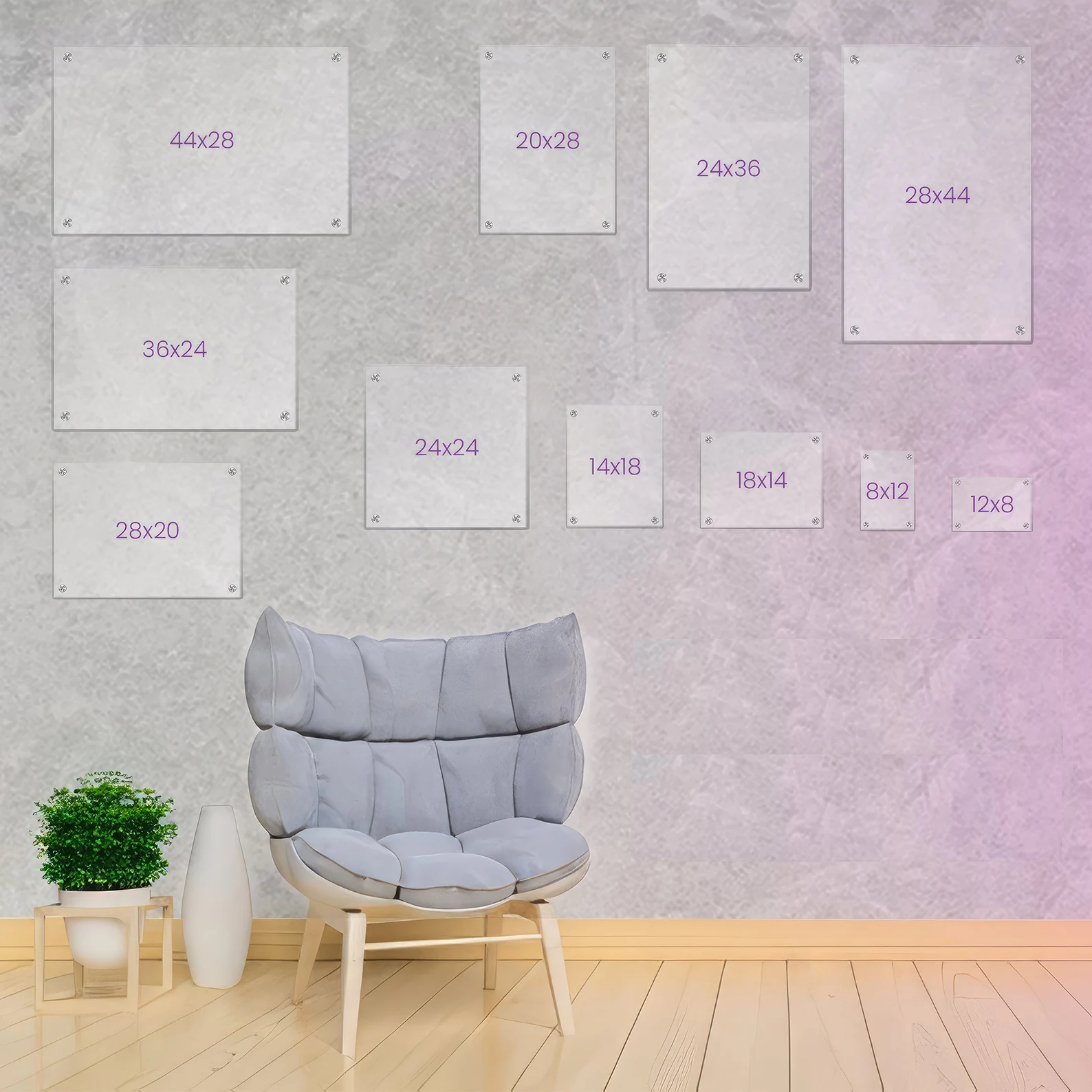 Custom Acrylic Office Sign – Business Logo Wall Plaque