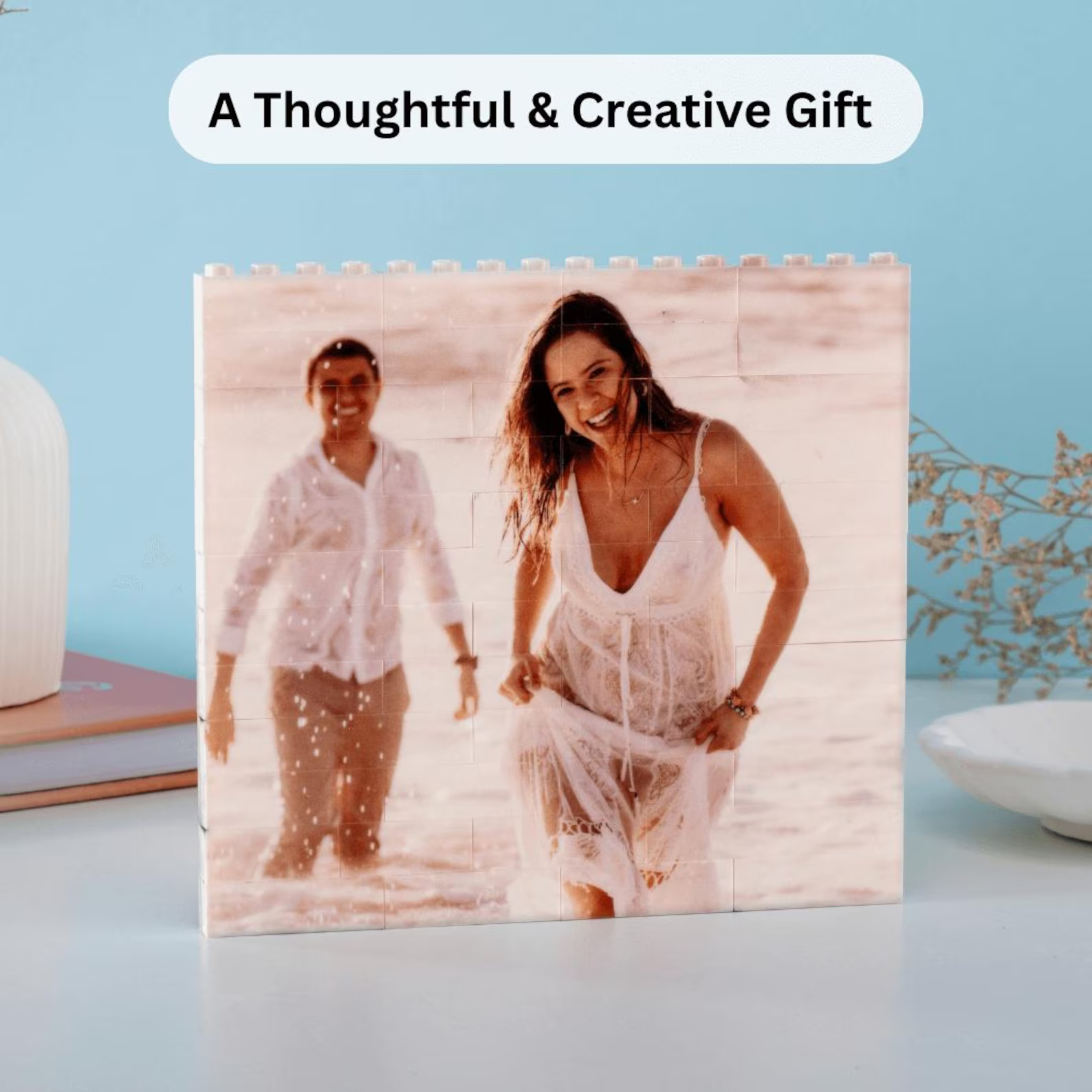 Personalized Heart-Shaped Photo Puzzle – Anniversary Gift