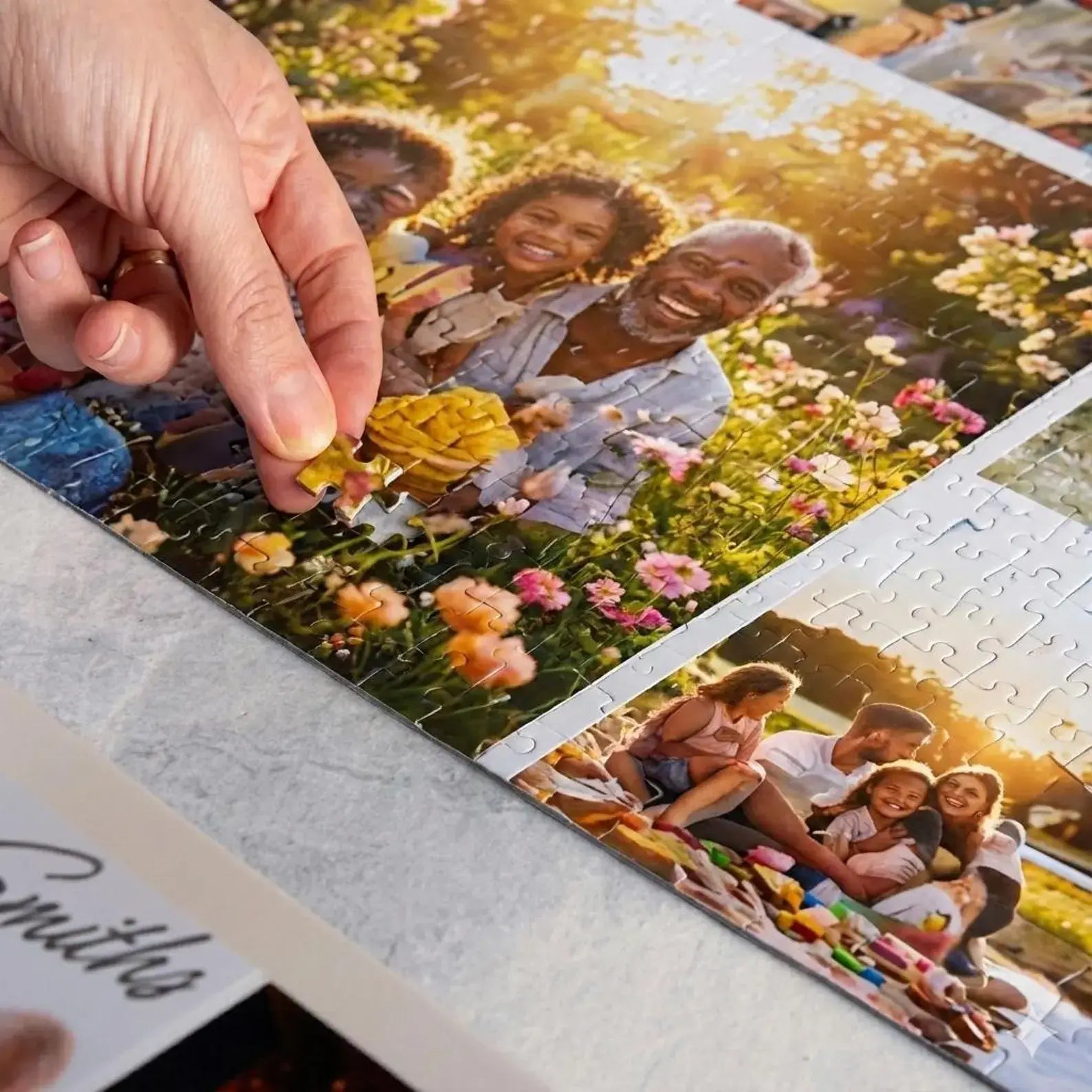 Custom Photo Jigsaw Puzzle | Personalized Picture Puzzle Gift for Family, Couples, Birthday, Anniversary