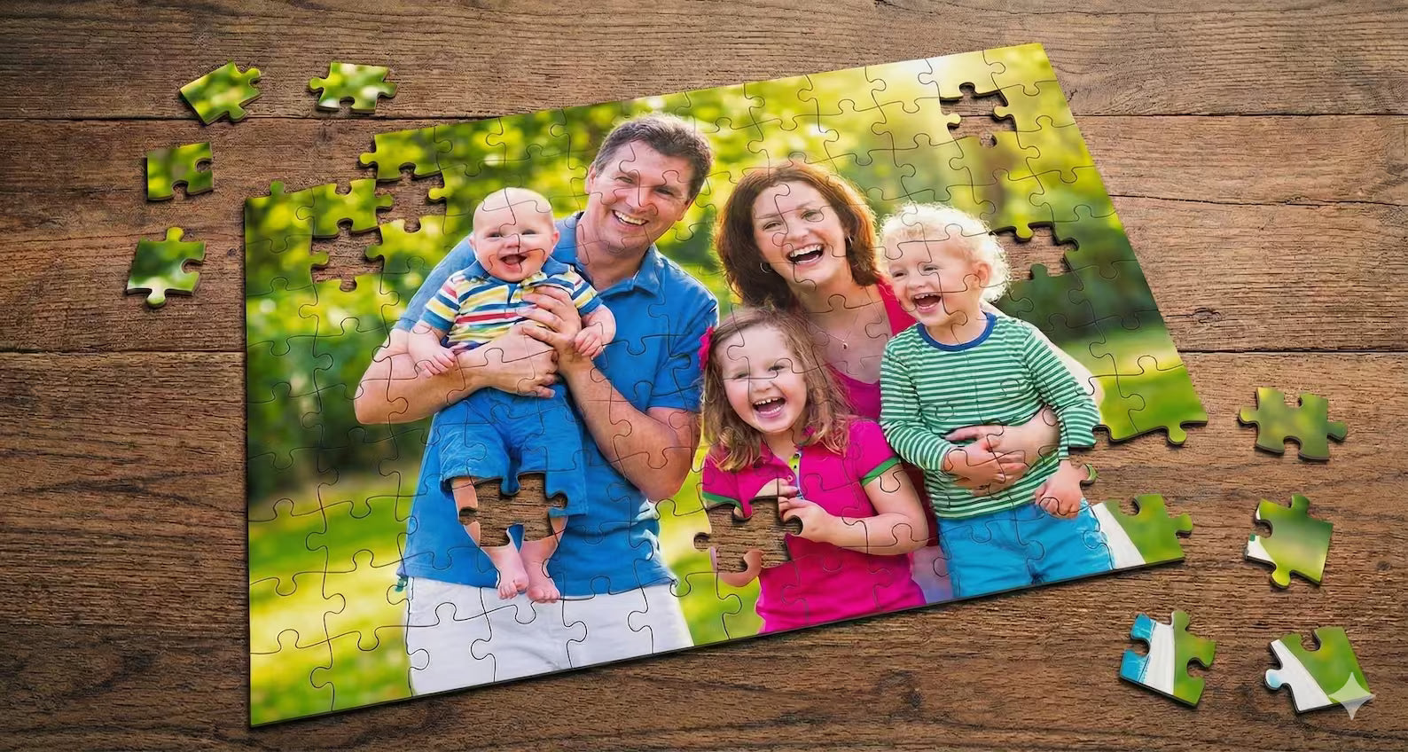 Custom Photo Jigsaw Puzzle | Personalized Picture Puzzle Gift for Family, Couples, Birthday, Anniversary
