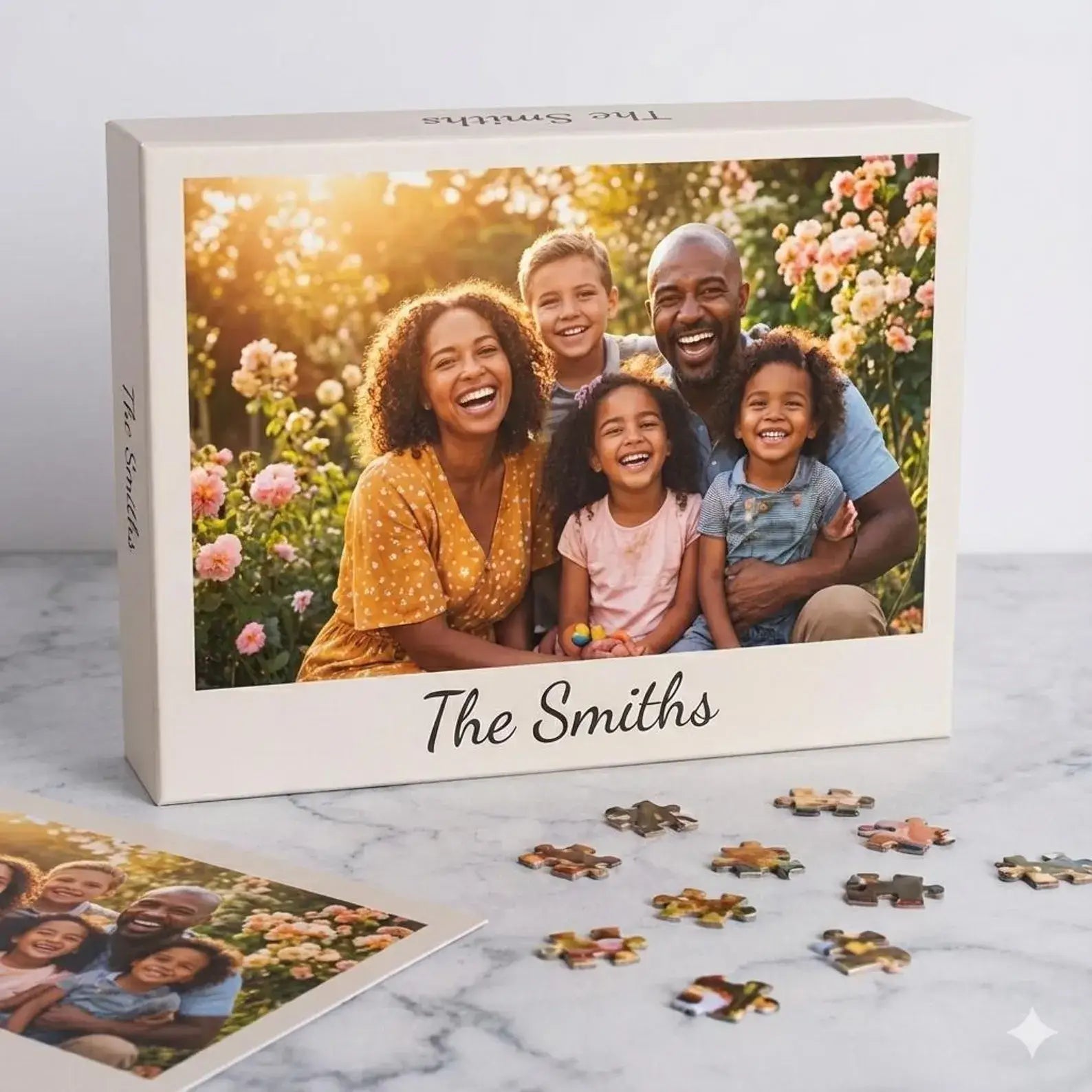 Custom Photo Jigsaw Puzzle | Personalized Picture Puzzle Gift for Family, Couples, Birthday, Anniversary