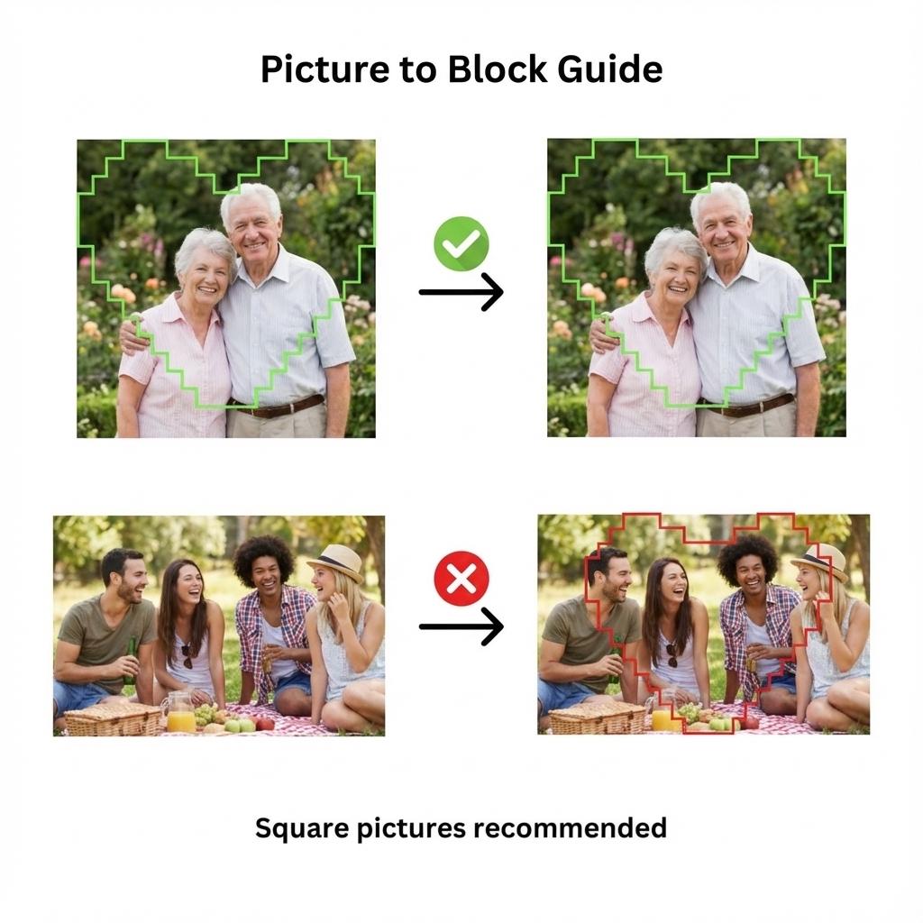 Personalized couple photo heart puzzle