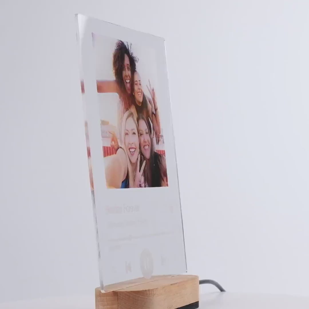 Acrylic Music Plaque – Personalized Anniversary Keepsake
